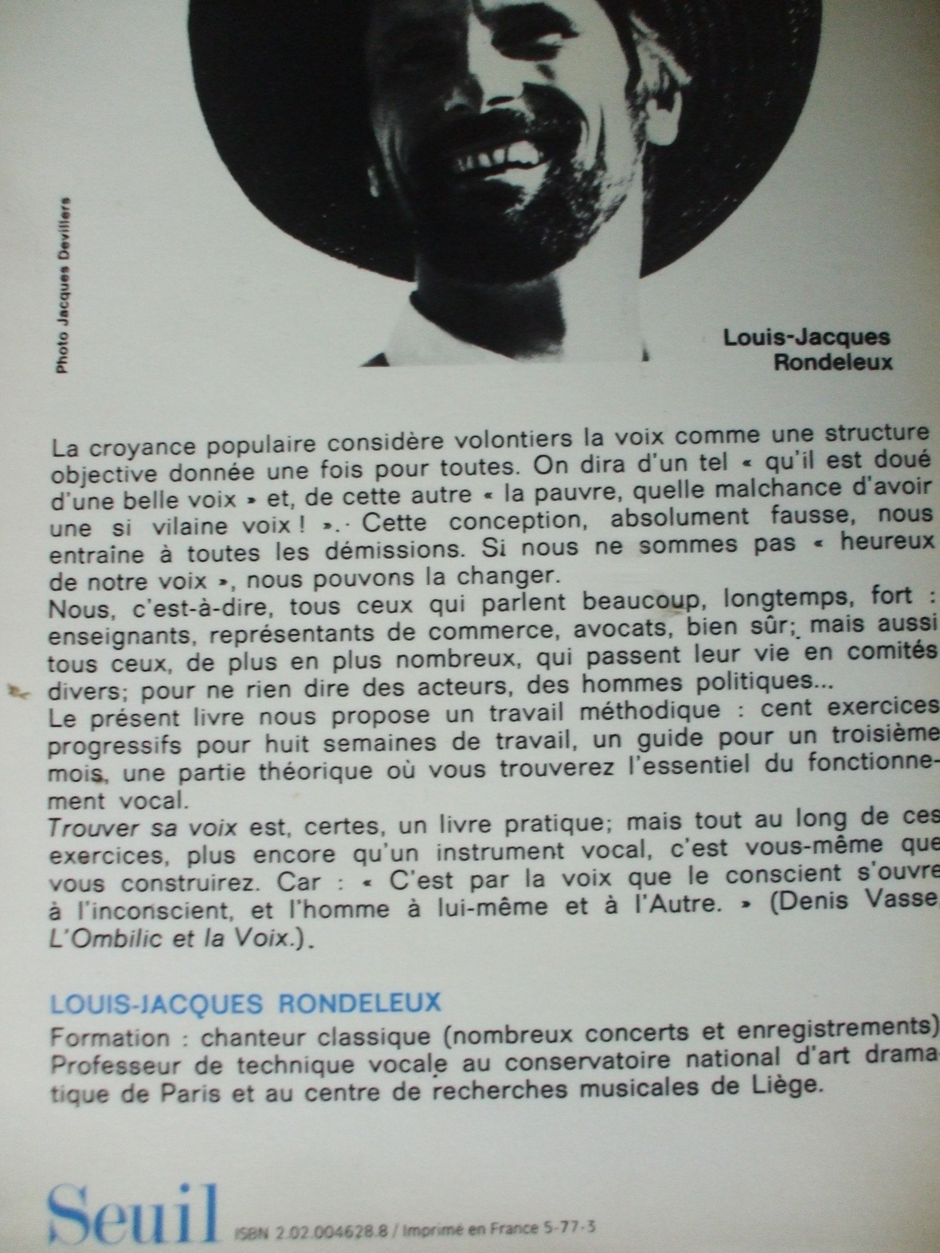 Trouver sa voix. Petit guide de travail vocal 9782020046282