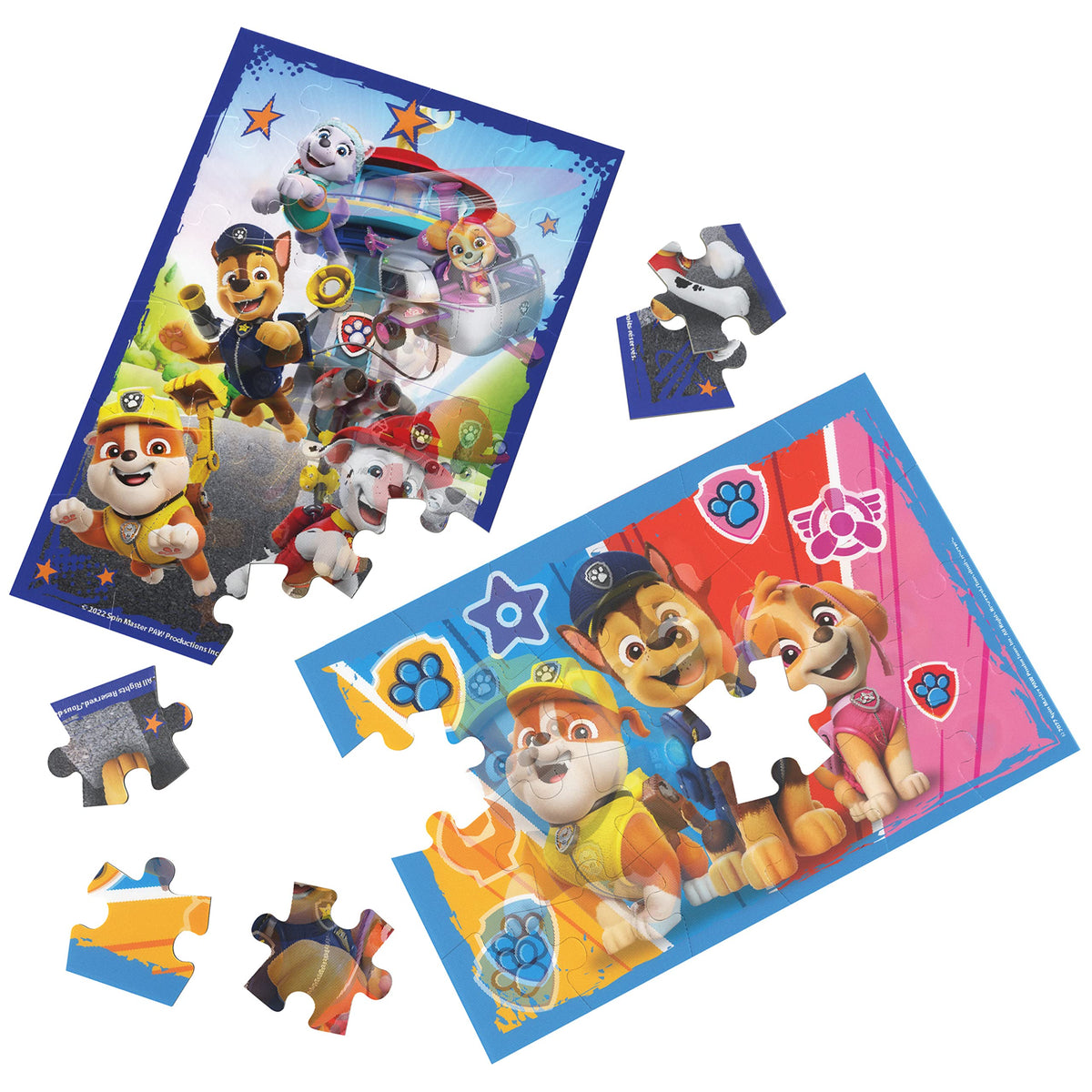 LA PAT PATROUILLE - Puzzle Paw Patrol - Boite Avec 2 Puzzles Effet Lenticulaire - Décor Chiots De La Pat’Patrouille - Jeu de Société à Construire - Puzzle Enfant 24 pièces - Jouet Enfant 3 ans et + 0778988461129