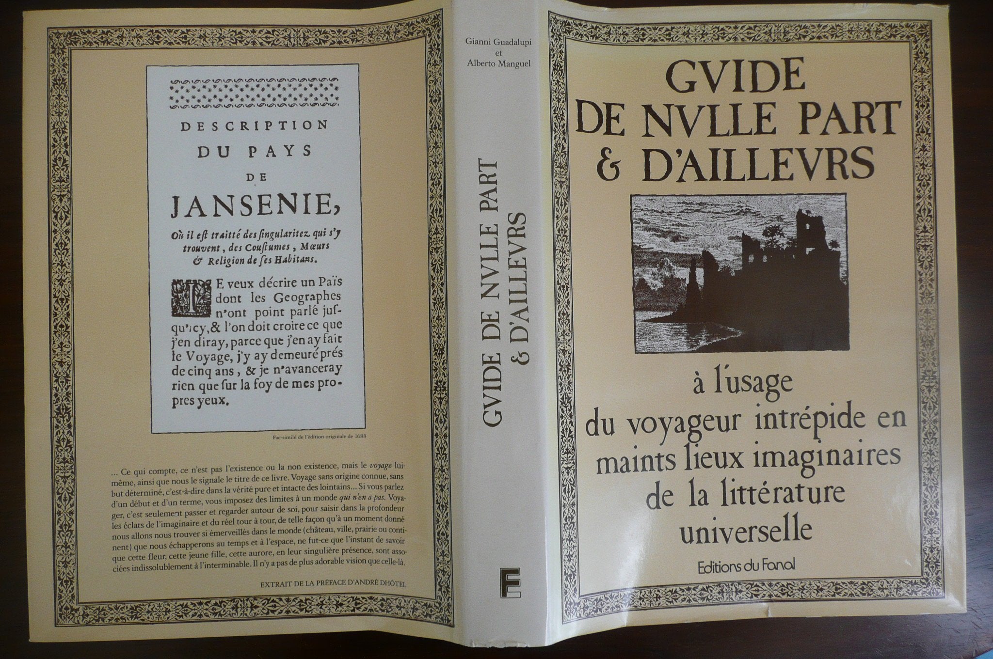 Guide de nulle part et d'ailleurs : à l'usage du voyageur intrépide en maints lieux imaginaires de la littérature universelle 9782730800105