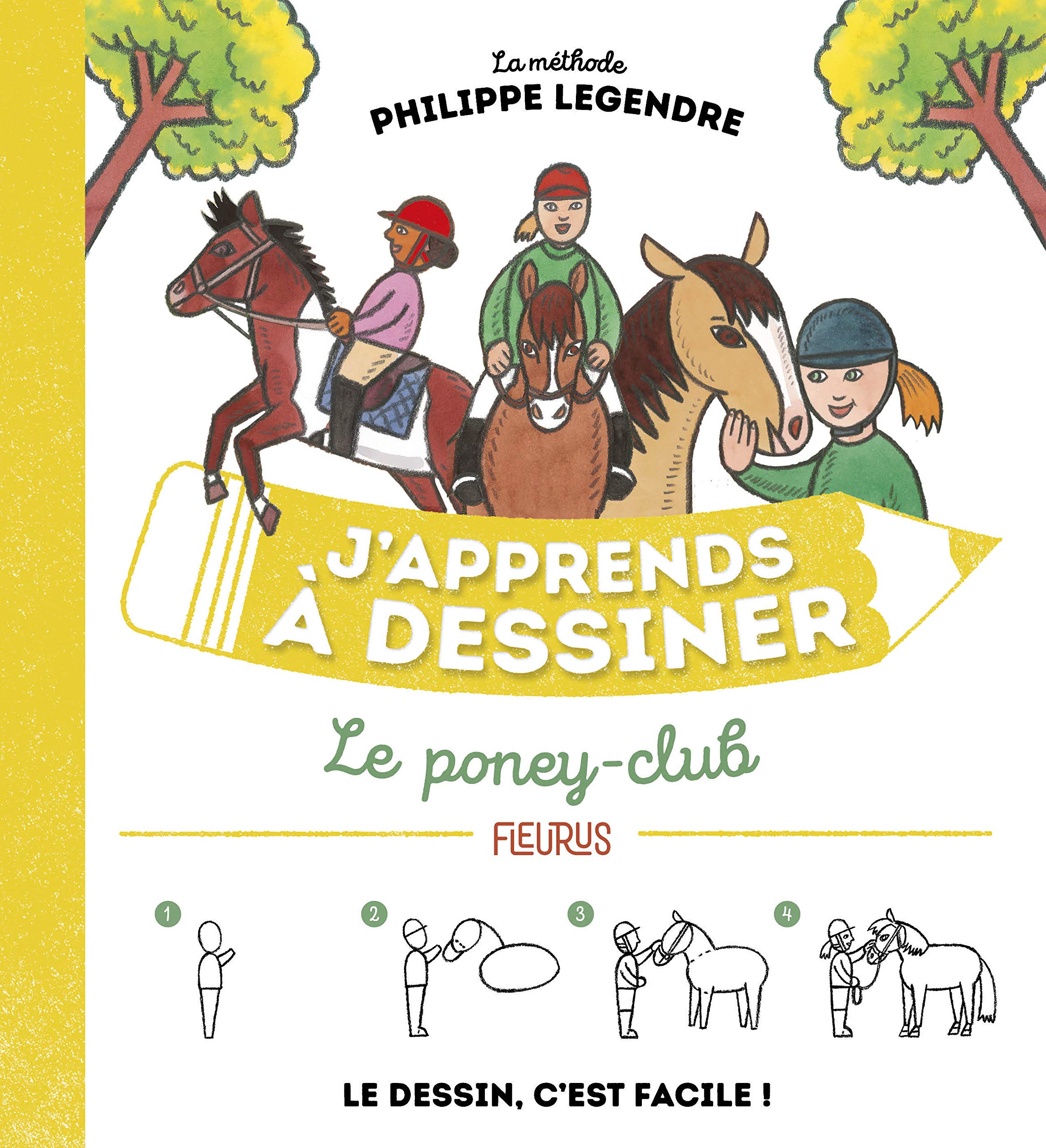 J'apprends à dessiner le poney-club 9782215173304