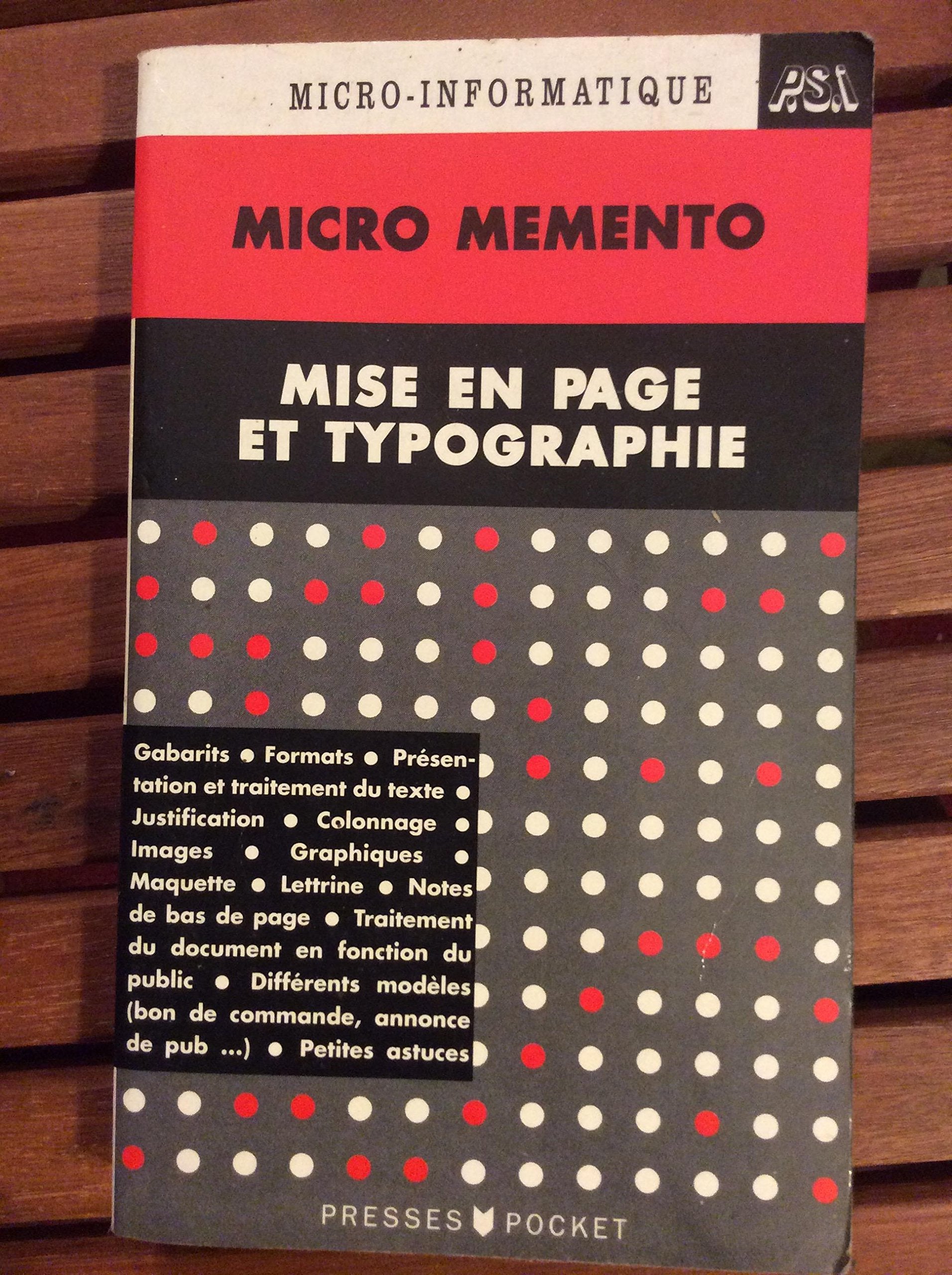 Mise en page et typographie 9782266046152