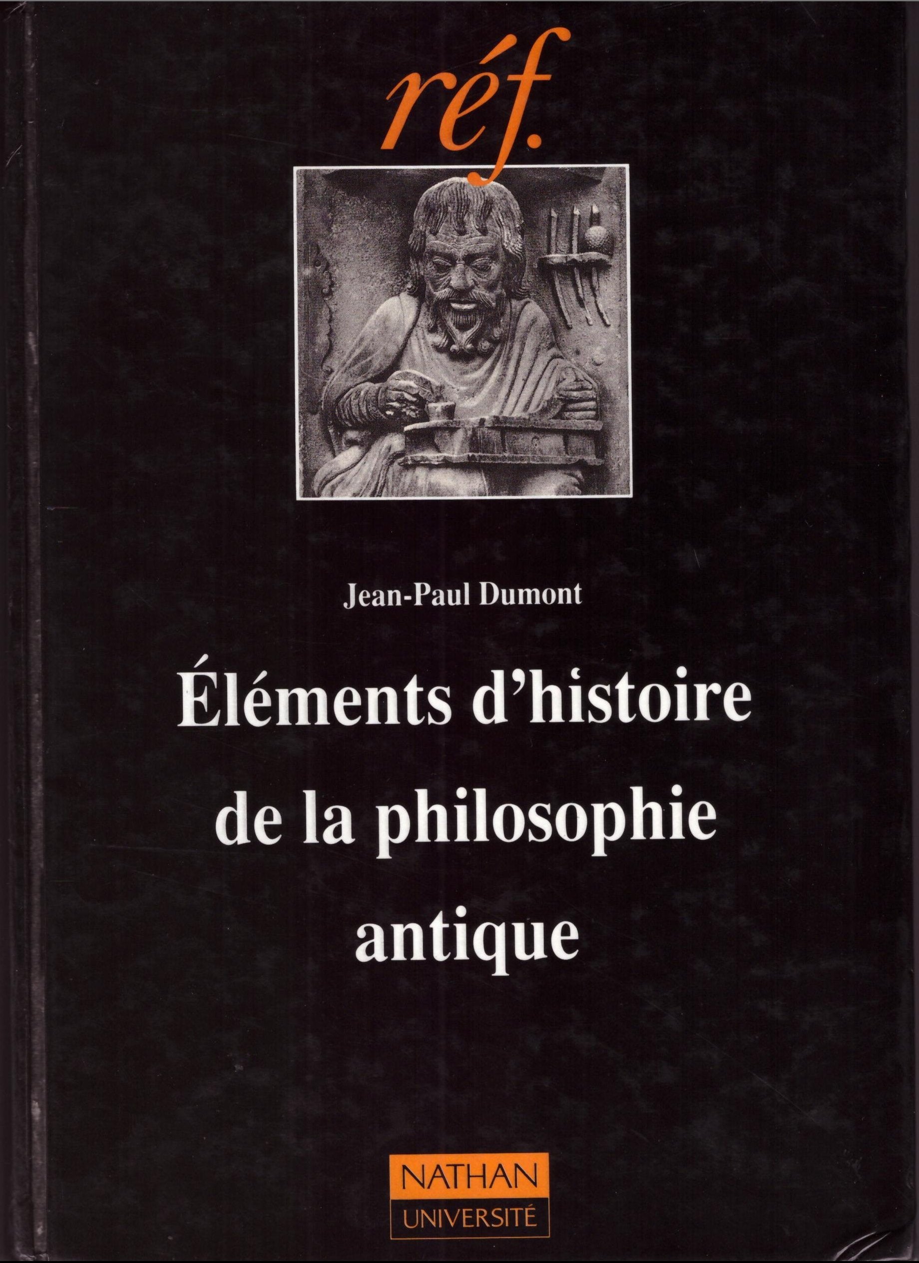 Eléments d'histoire de la philosophie antique 9782091905488