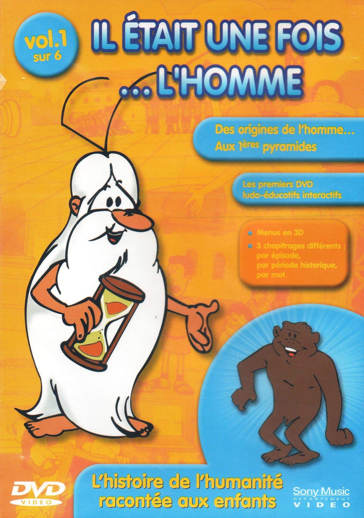 Il était une fois... L'Homme - Vol.1 : Des origines de l'homme... aux 1ères pyramides 5099720114390