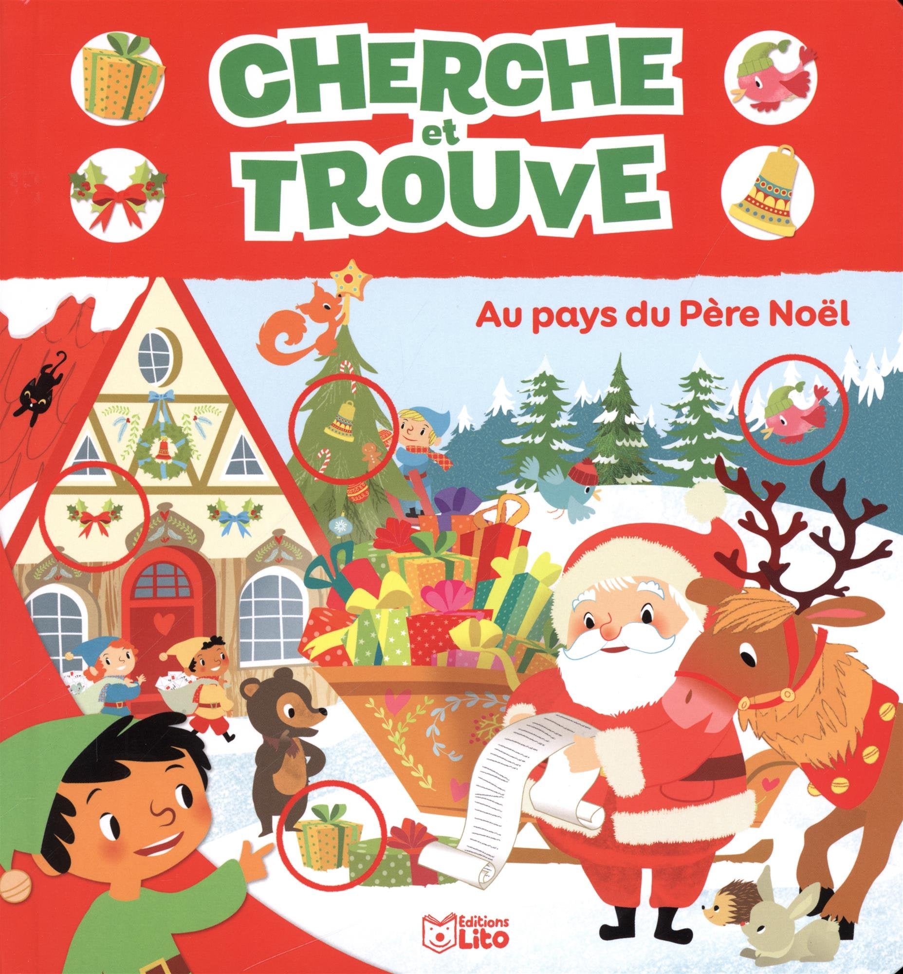Cherche et trouve: Au pays du Père Noël - Dès 2 ans 9782244302164