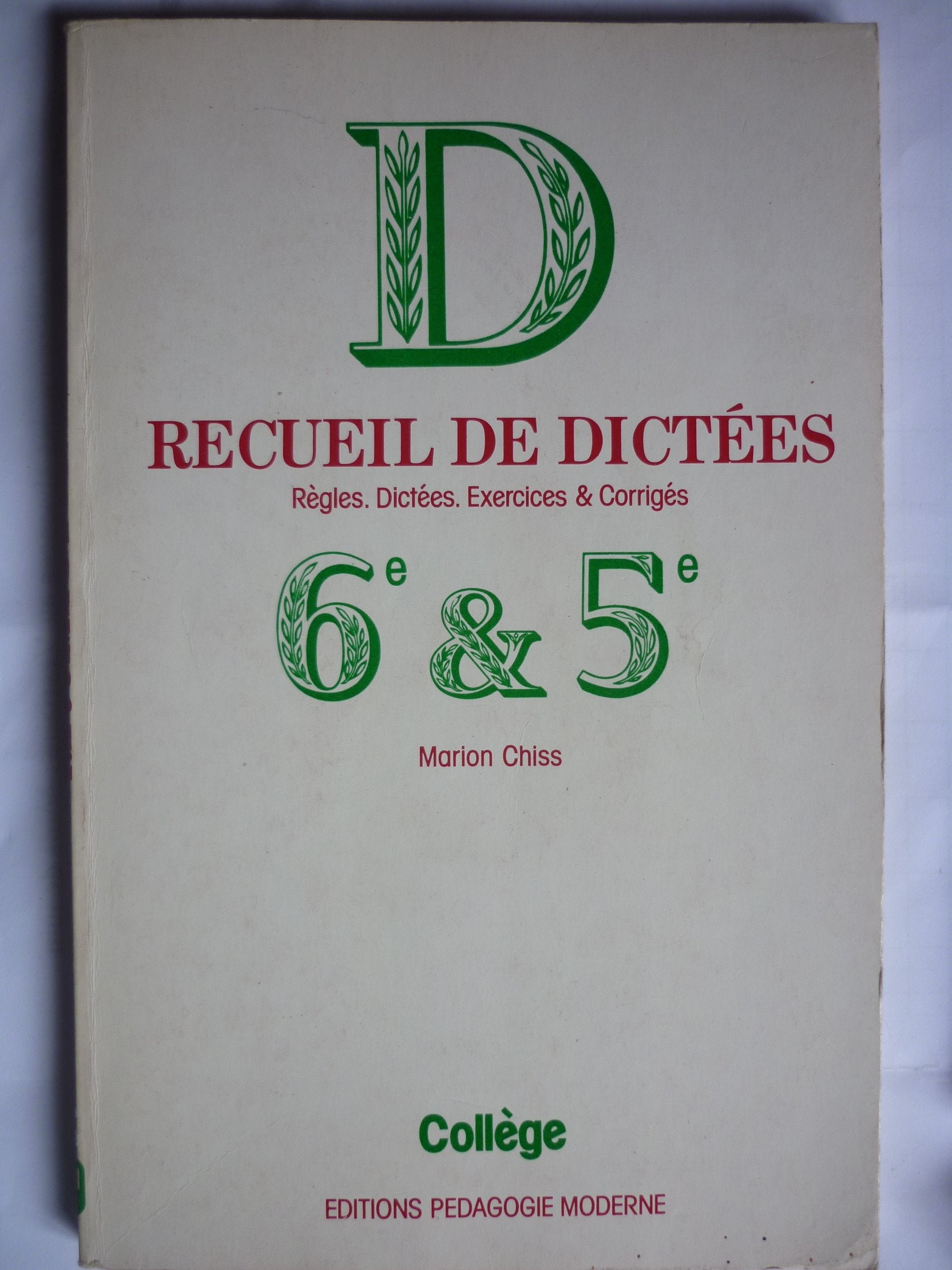 Recueil de dictées 9782729400781
