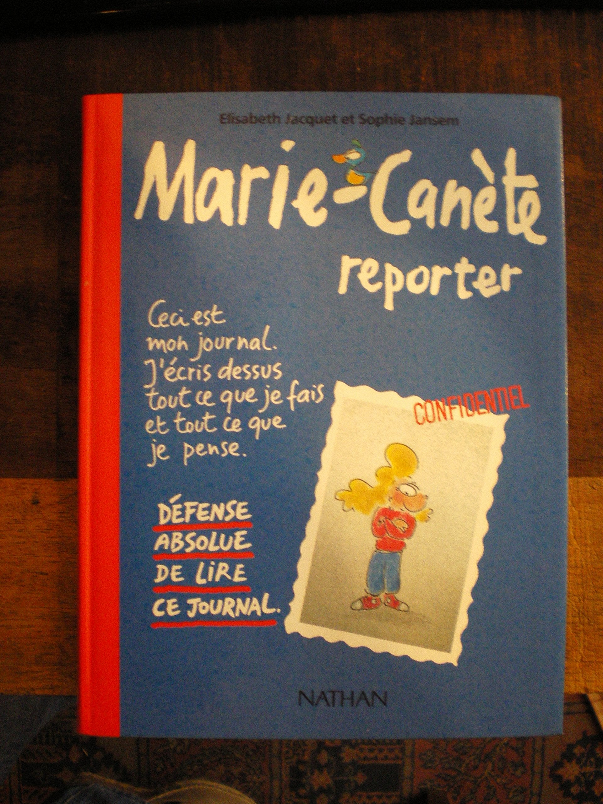 Marie-Canète reporter 9782092708026