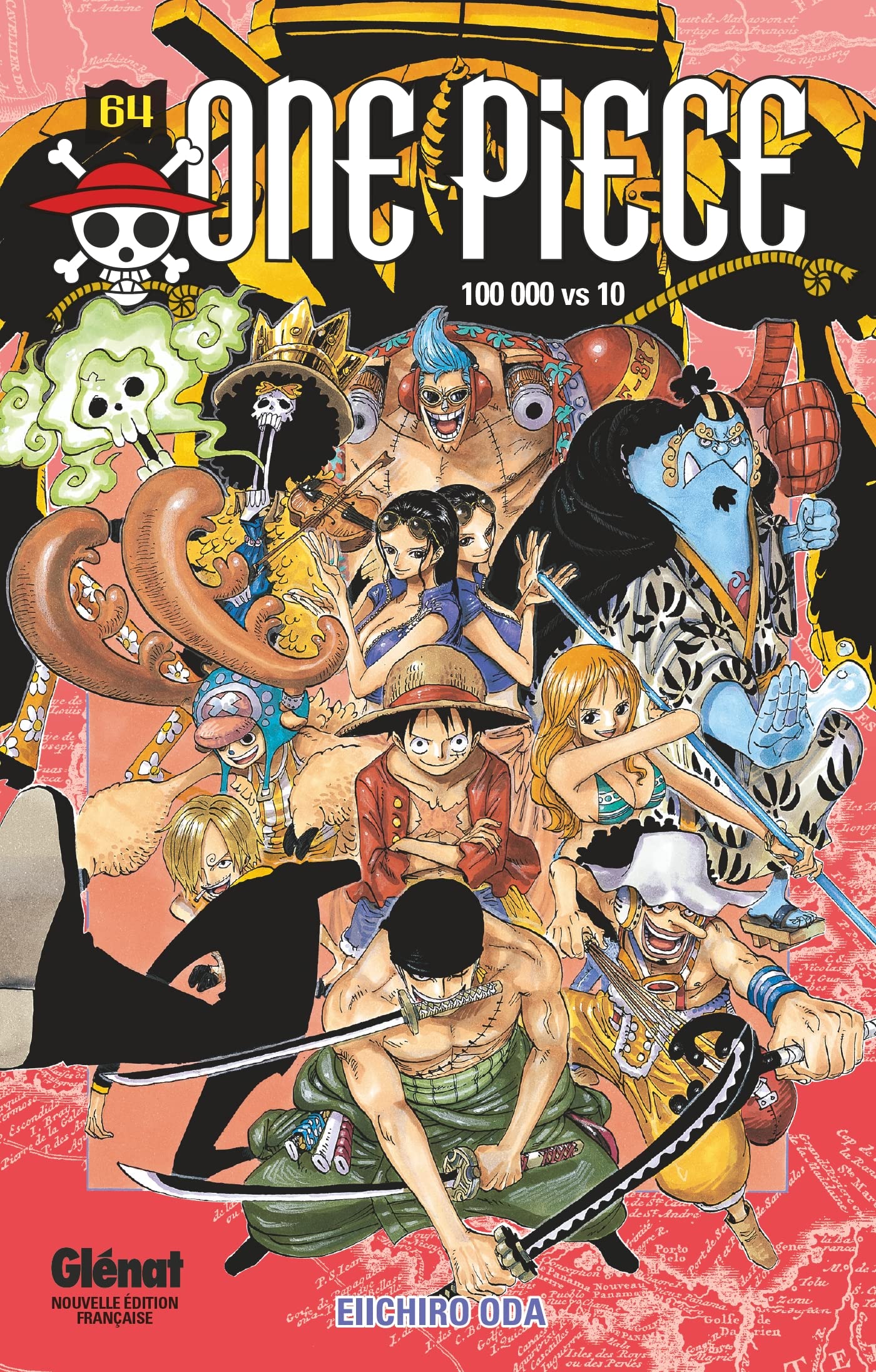 One Piece - Édition originale - Tome 64: 100000 vs 10 9782723487702
