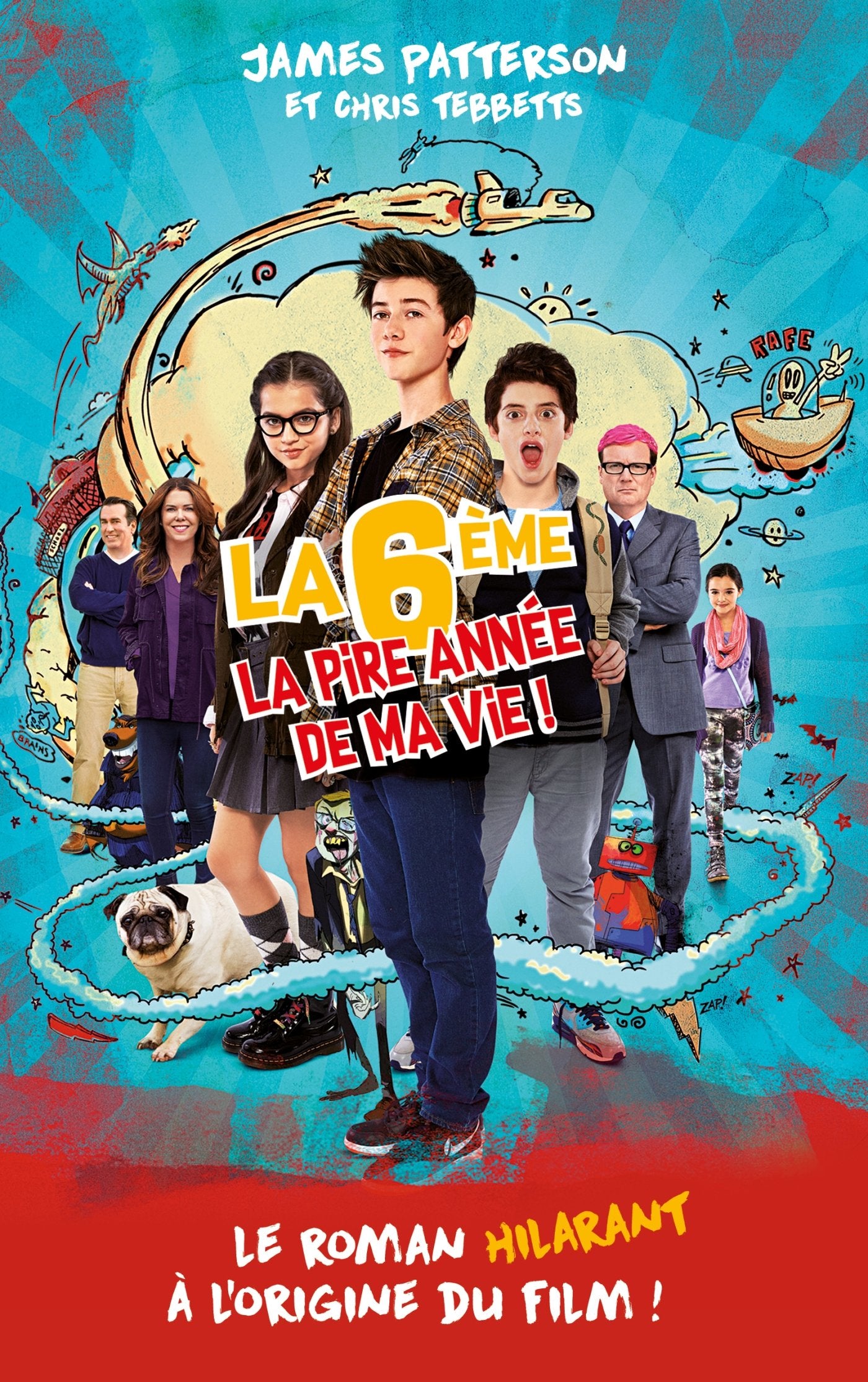 La 6e la pire année de ma vie - version tie-in avec affiche du film en couverture 9782013918152
