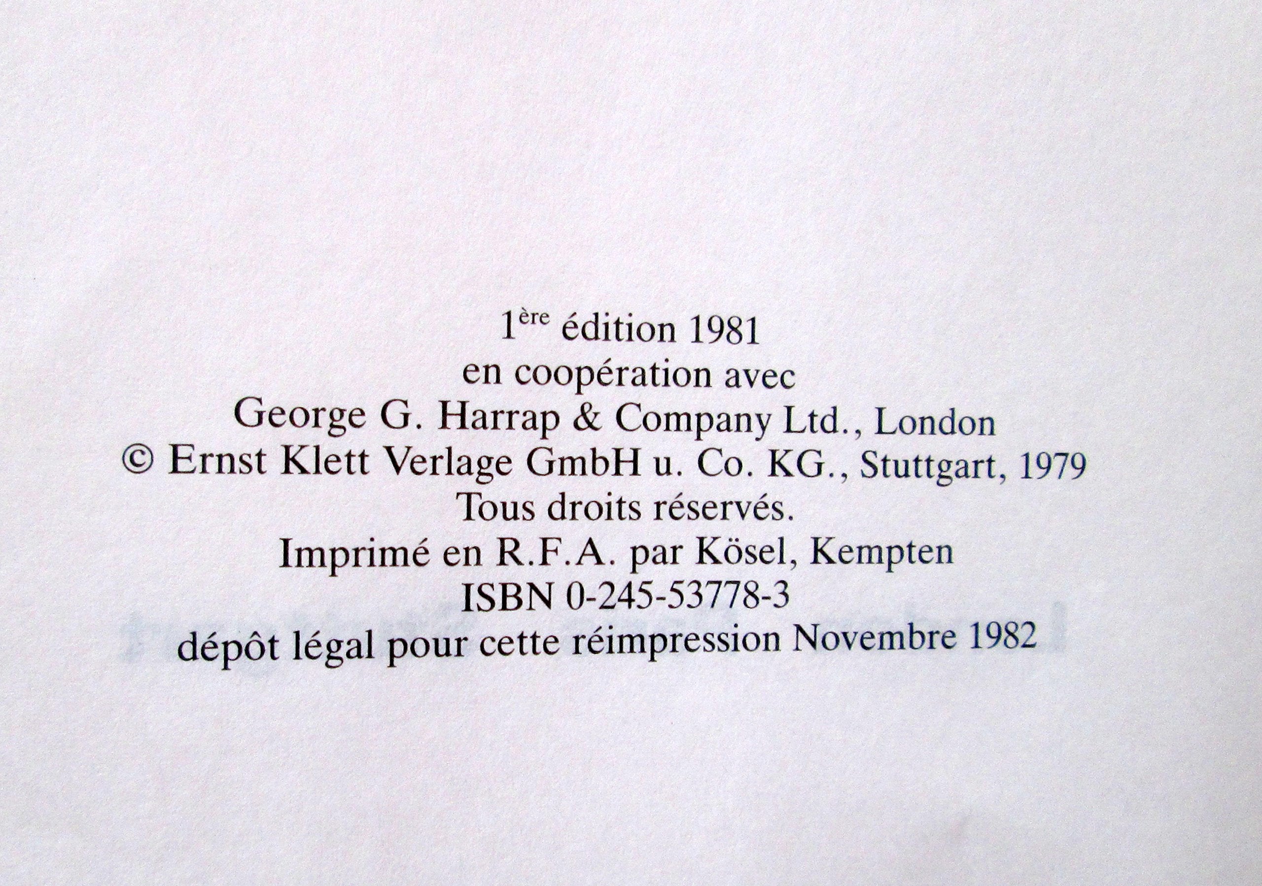 Harrap weis mattutat alle fran complet 092193 9780245537783