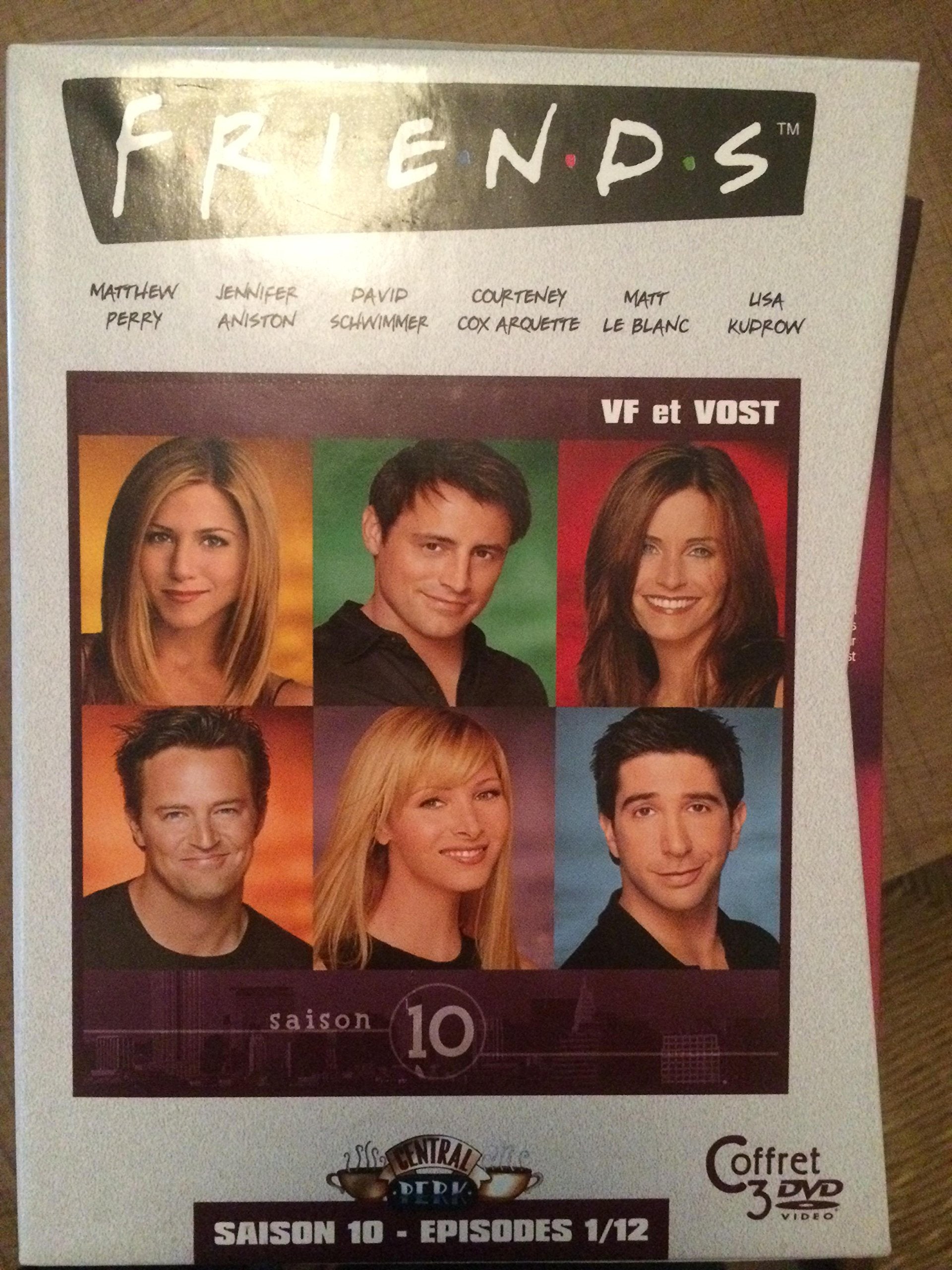 Friends - Saison 10 : Episodes 1 à 12 - Édition 3 DVD 7321950323142