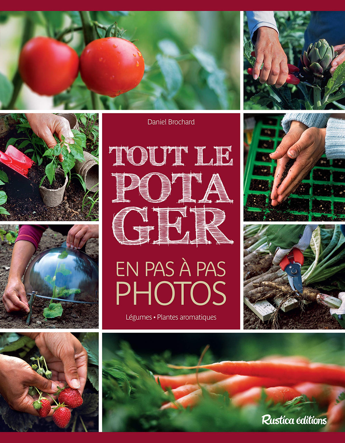 Tout le potager en pas à pas photos: Légumes - Plantes aromatiques 9782815304801