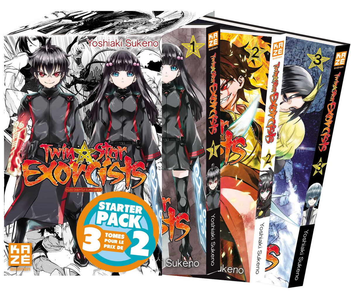 Twin Star Exorcists - Starter Pack T01 à T03 9782820324627