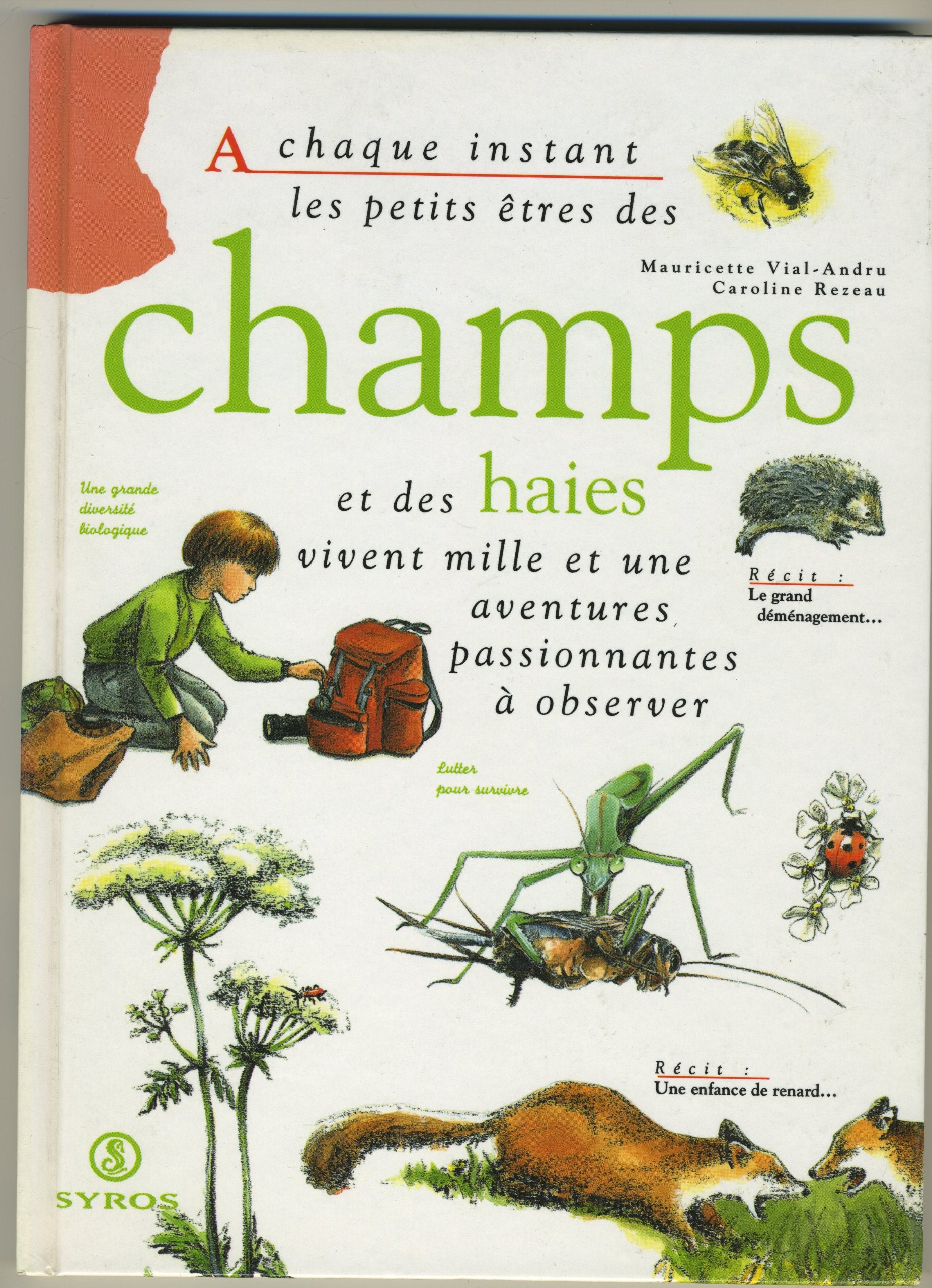 A chaque instant les petits êtres des champs et des haies vivent mille et une aventures passionnantes à observer 9782867388965