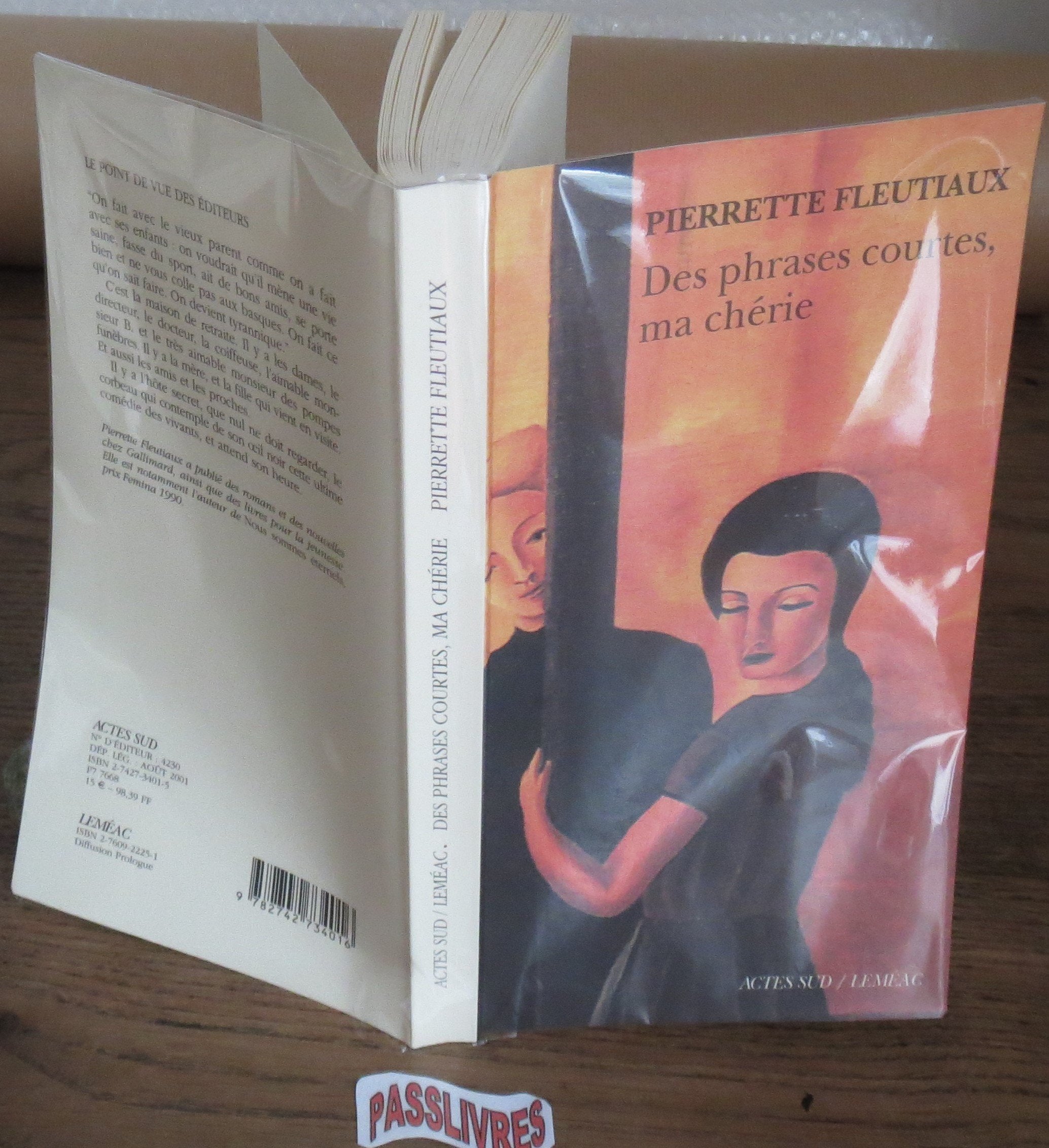 Des phrases courtes, ma chérie 9782742734016