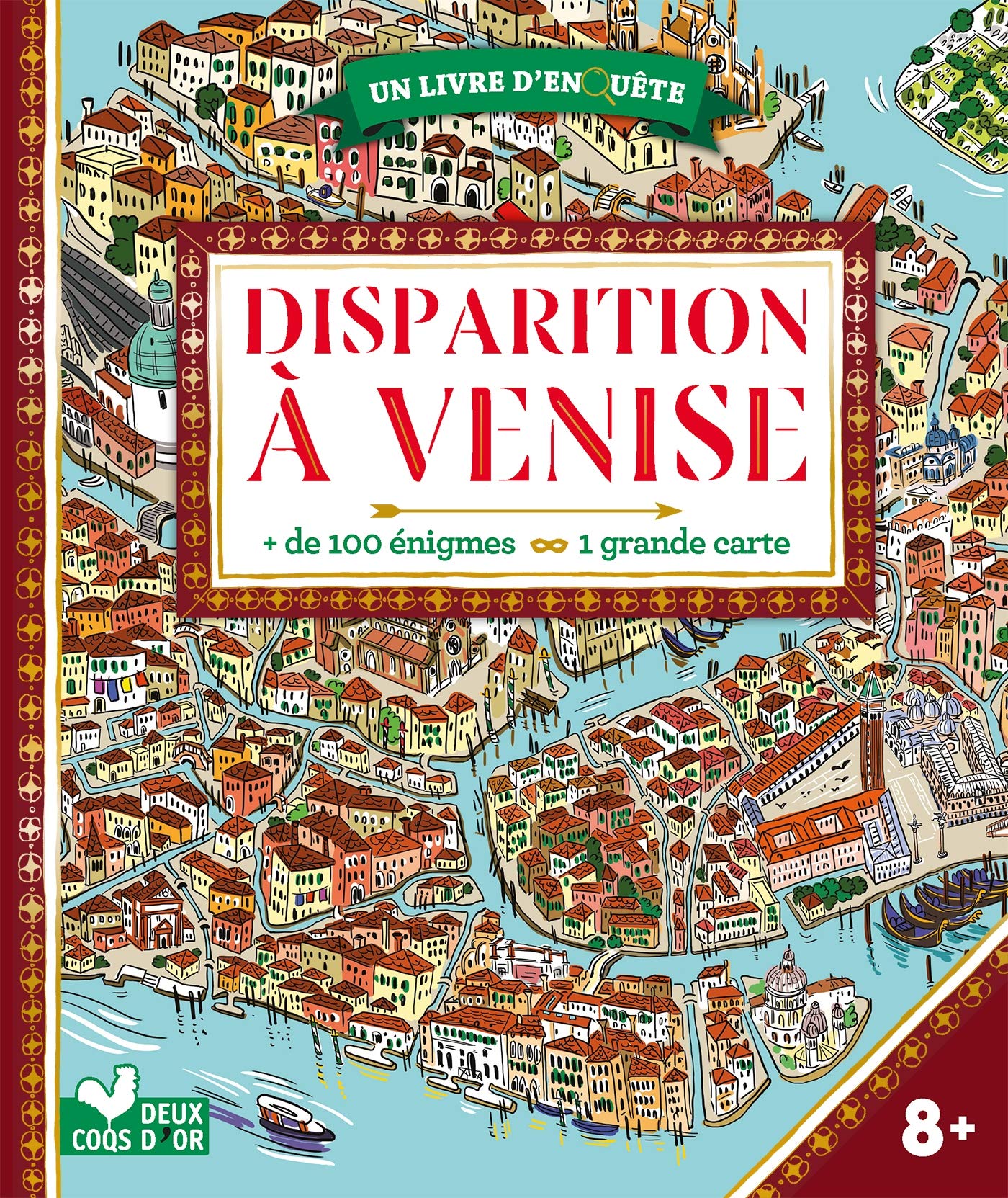 Disparition à Venise - livre avec carte 9782017134633