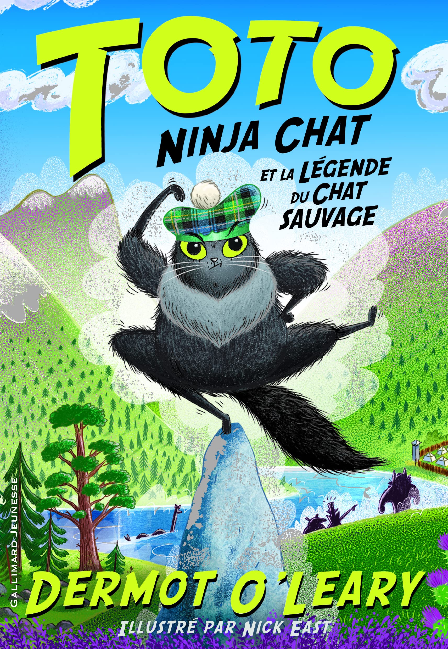TOTO NINJA CHAT ET LA LEGENDE DU CHAT SAUVAGE 9782075163873