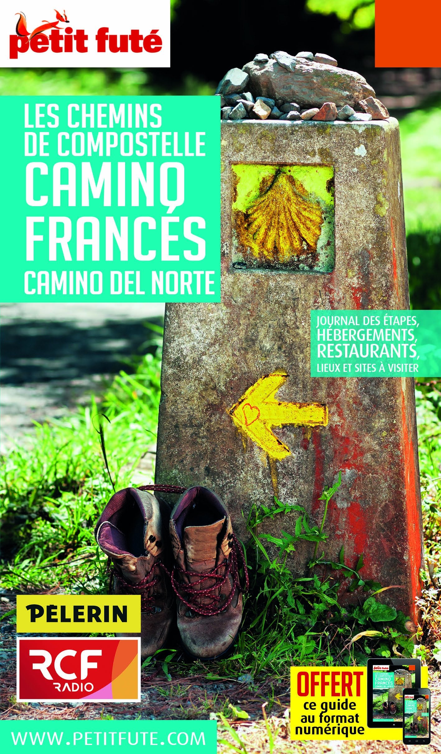 Guide Chemins de Compostelle - Camino Francés 2016 Petit Futé 9782746999077