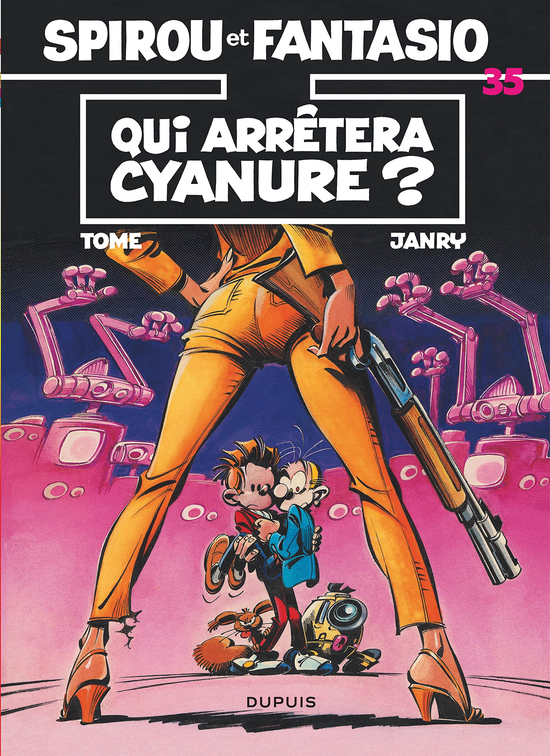 Spirou et Fantasio, tome 35 : Qui arrêtera Cyanure? 9782800111360
