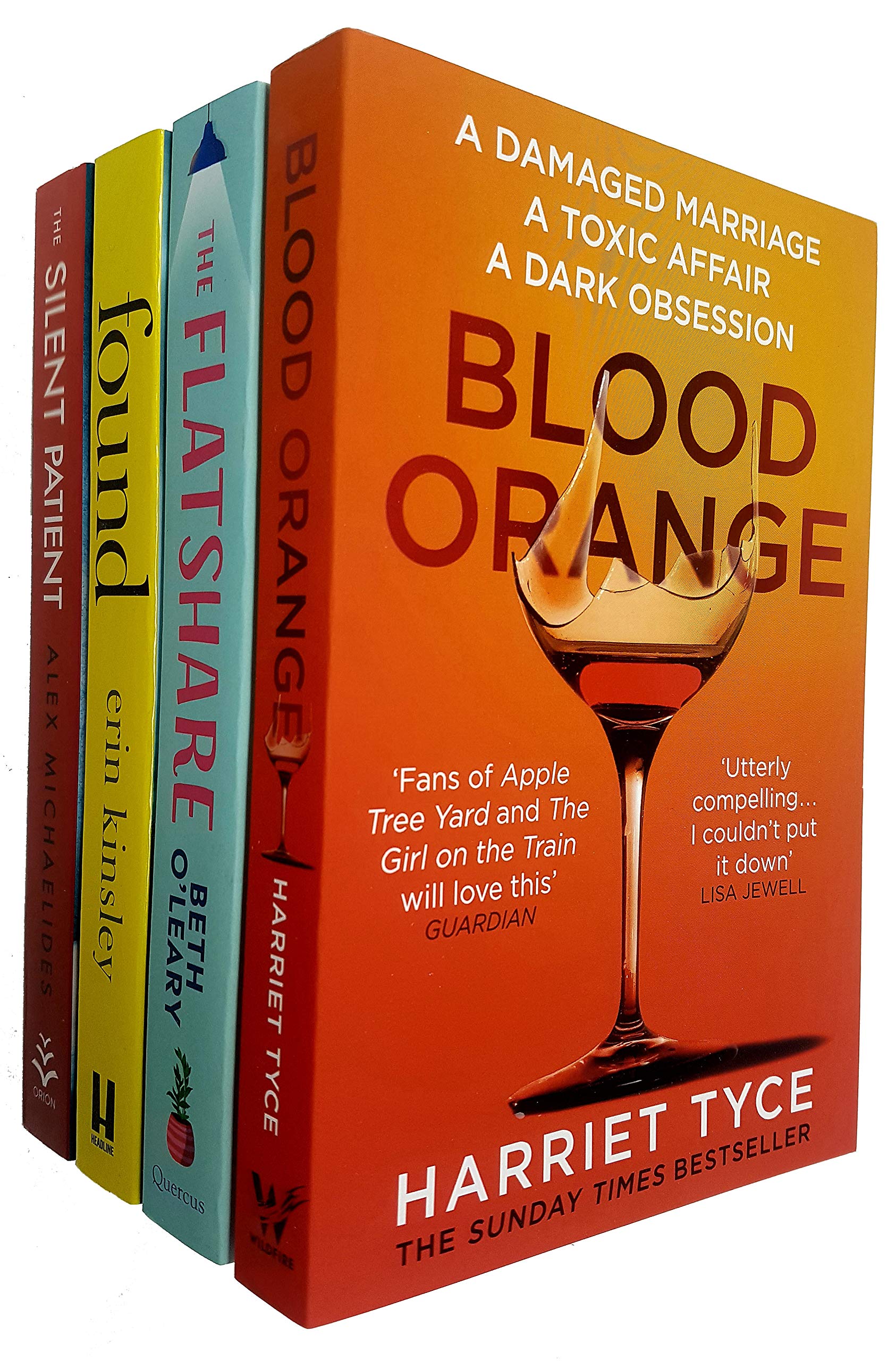Le patient silencieux, Blood Orange, The Flatshare, Found 4 Books Collection Set 9789123968657