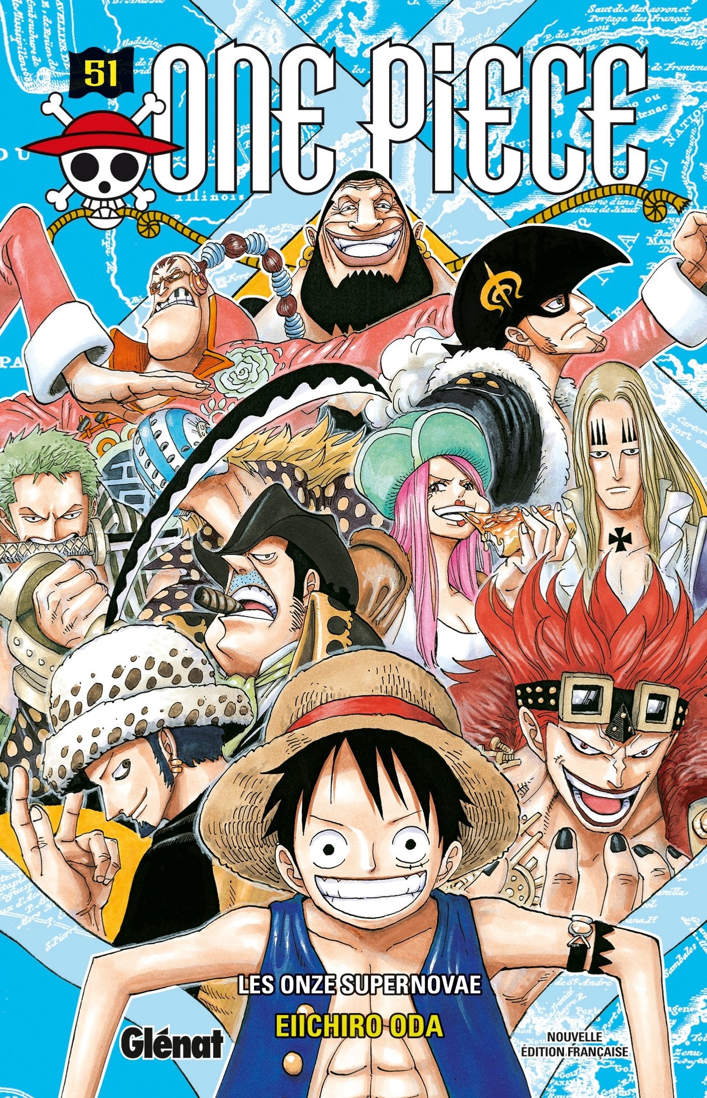 One Piece - Édition originale - Tome 51: Les onze supernovae 9782344001950