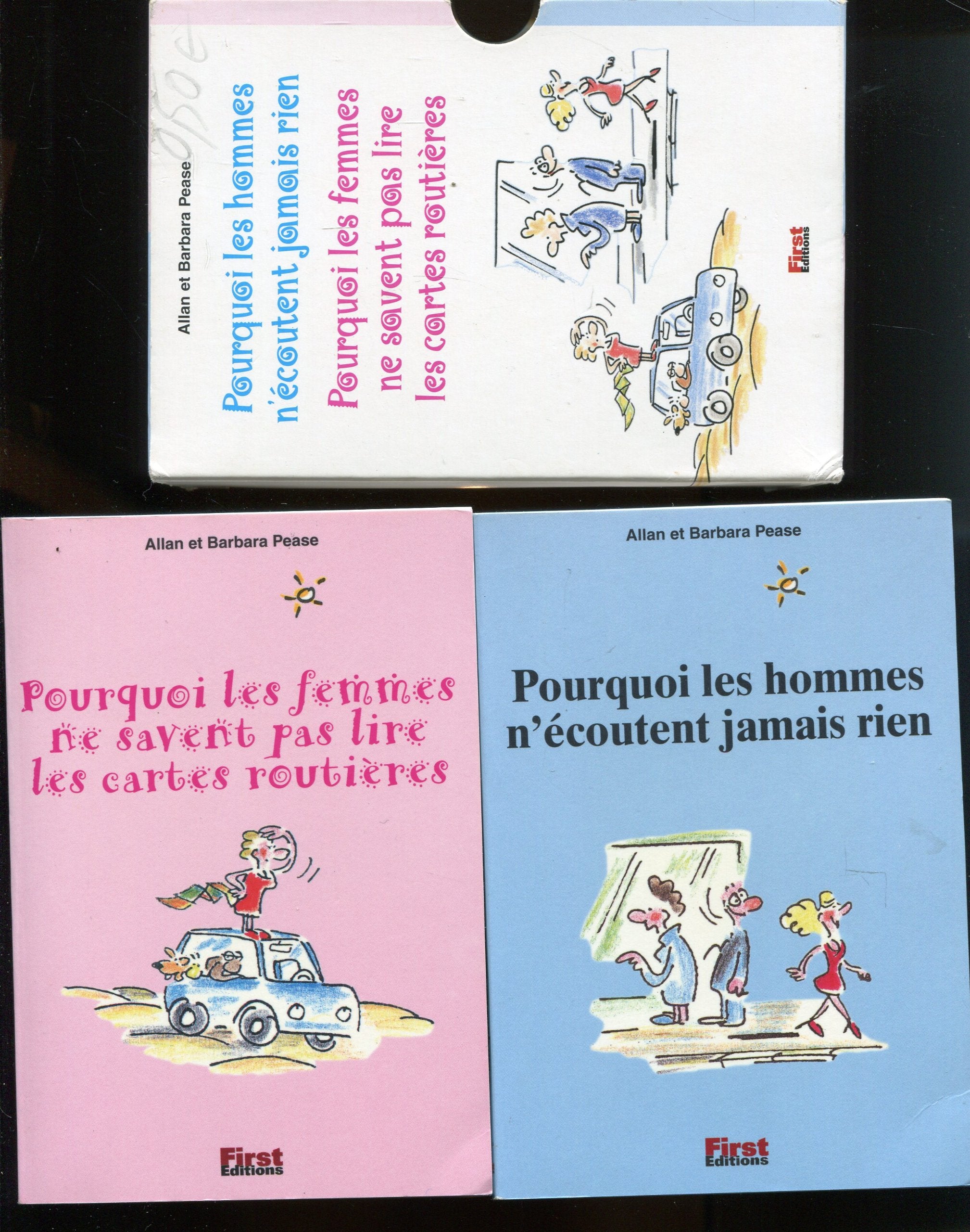 Pourquoi les hommes n'écoutent jamais rien ; pourquoi les femmes ne savent pas lire les cartes routières (coffret 2 volumes) 9782876916920
