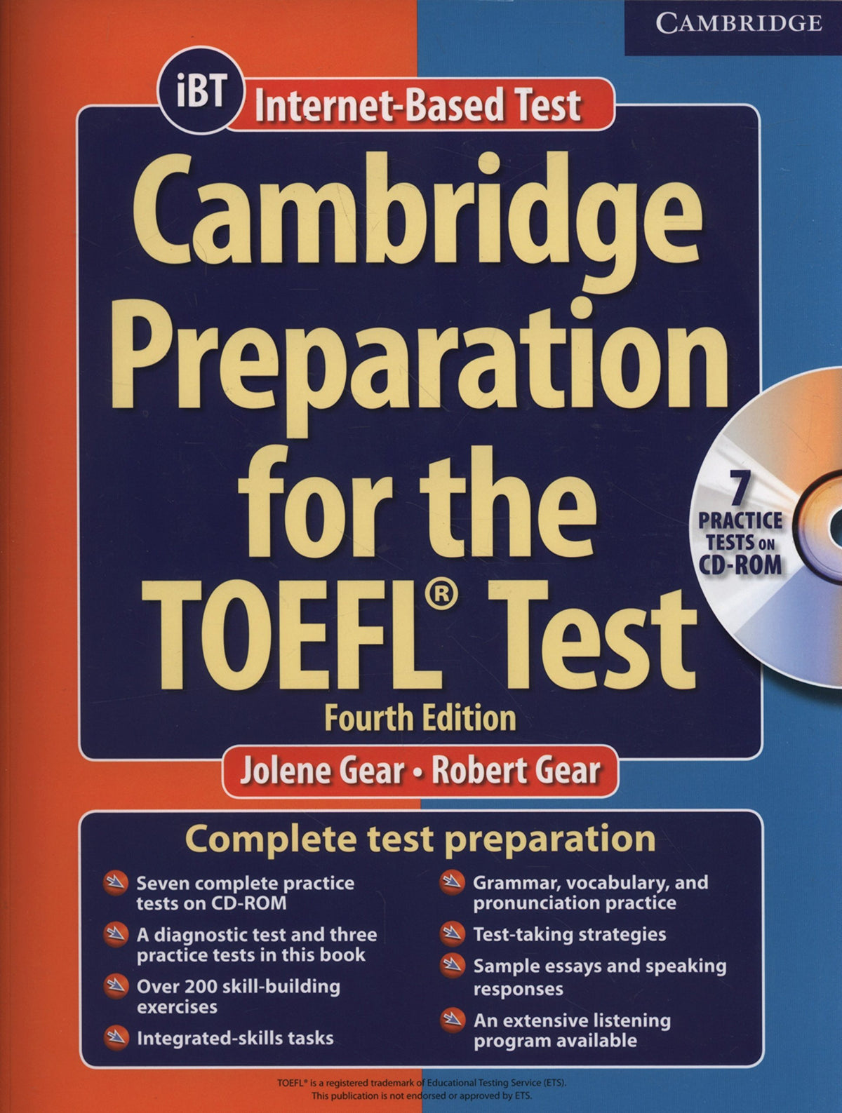 Cambridge Preparation for the TOEFL® Test Book with CD-ROM 9780521755849