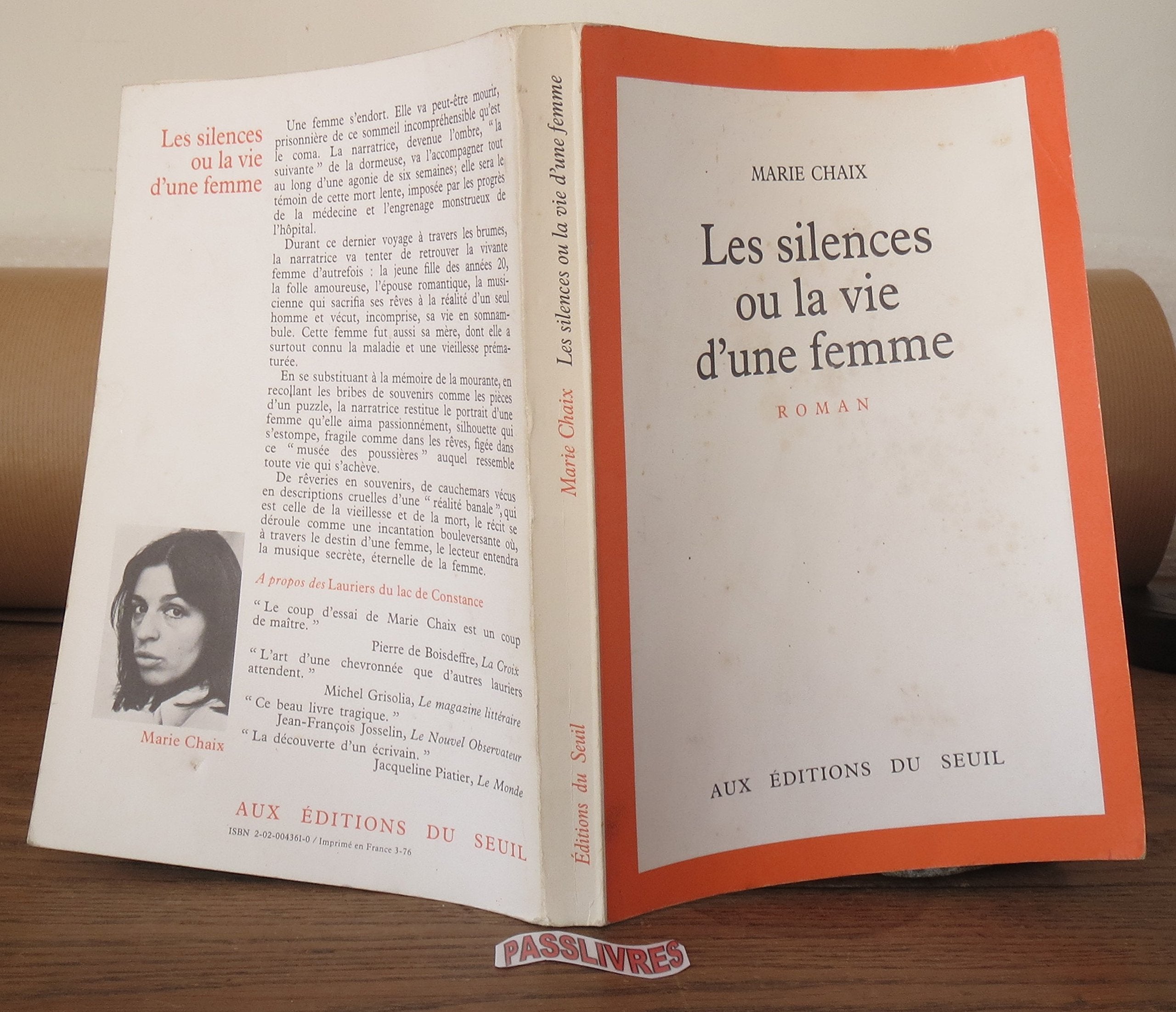 Les silences ou la vie d'une femme 9782020043618