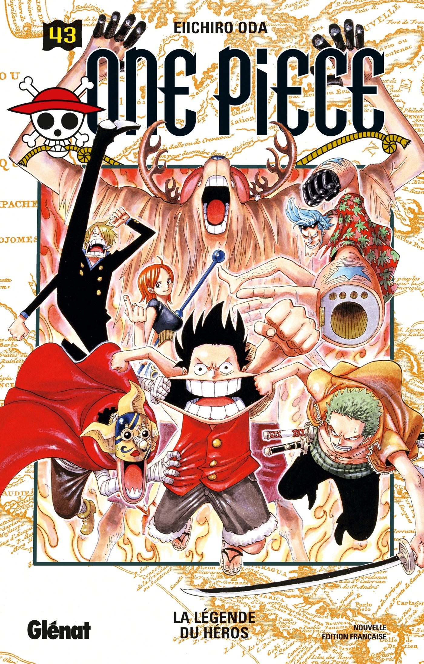One Piece - Édition originale - Tome 43: La légende du héros 9782344001875