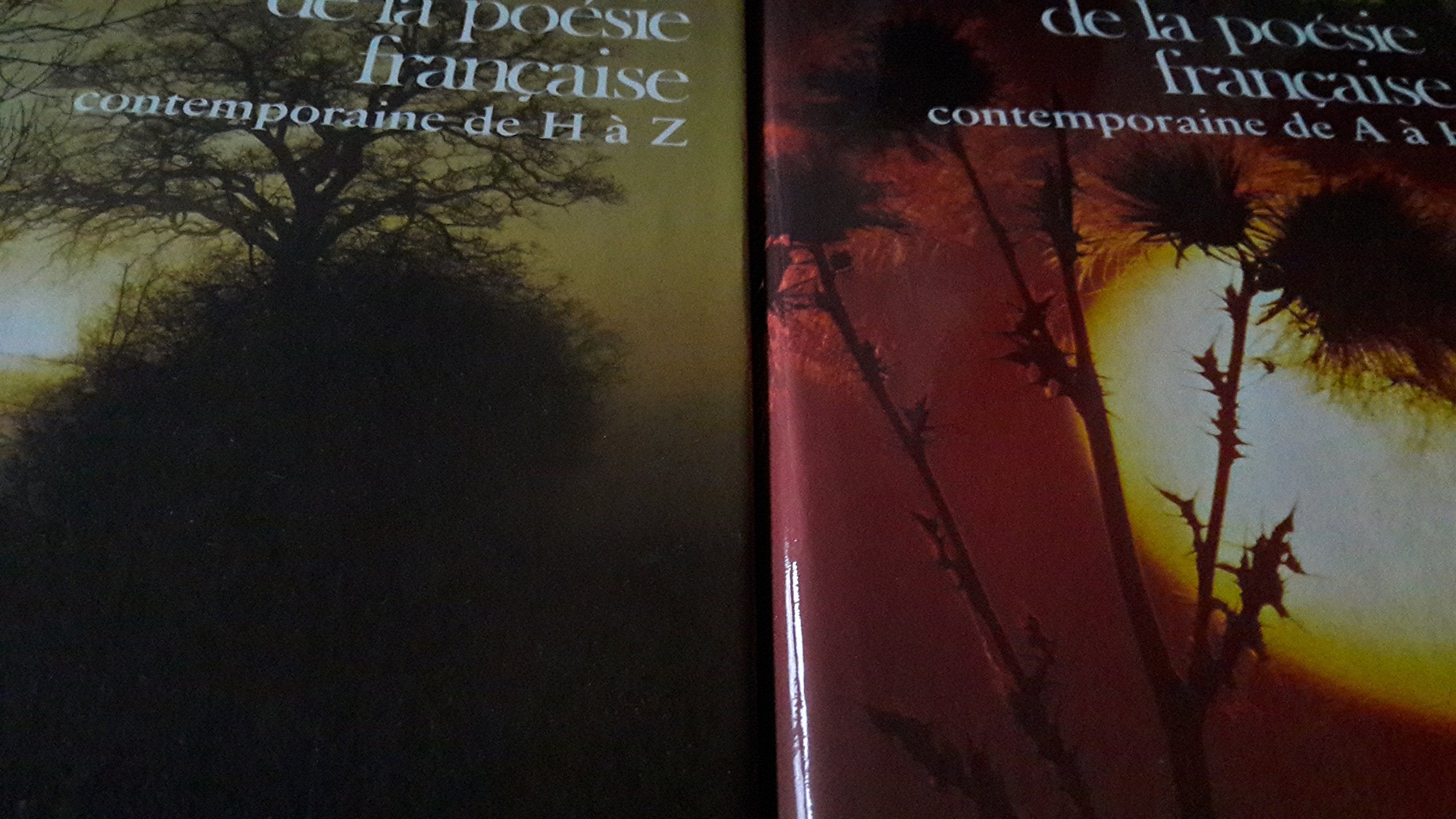 Pierre Seghers : Le livre d'or de la poésie française contemporaine de A à H & de H à Z (2 volumes)
