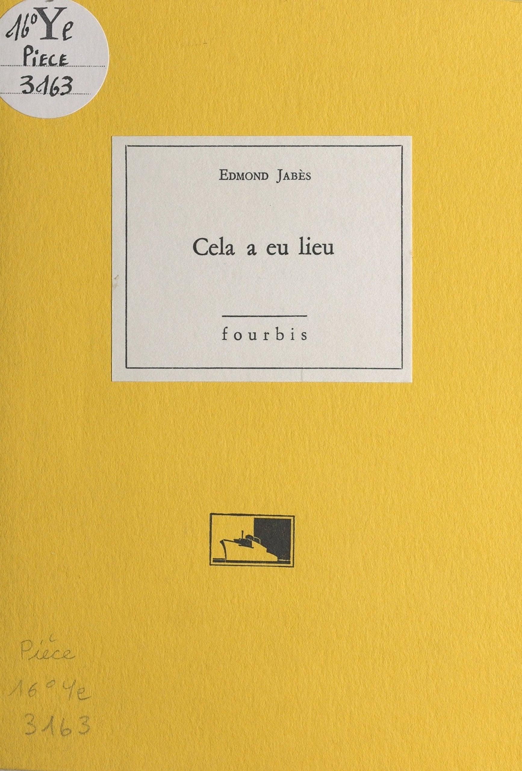 Cela a eu lieu