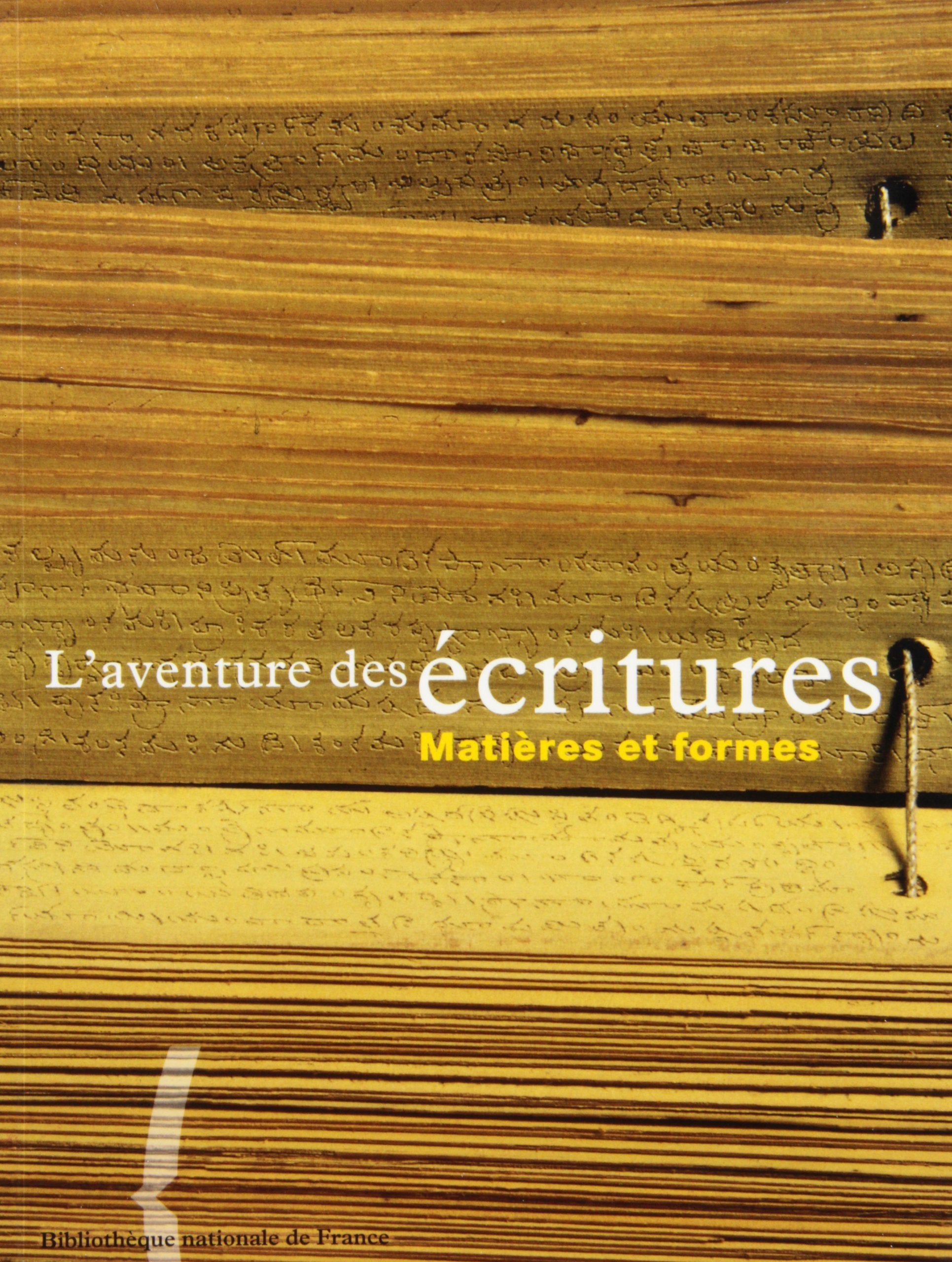 L'Aventure des écritures : Matières et formes 9782717720594