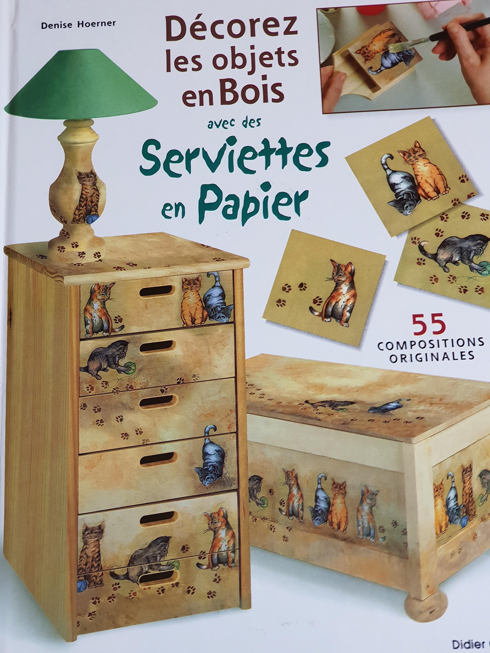 Décorez les objets en bois avec des serviettes en papier 9782841672226