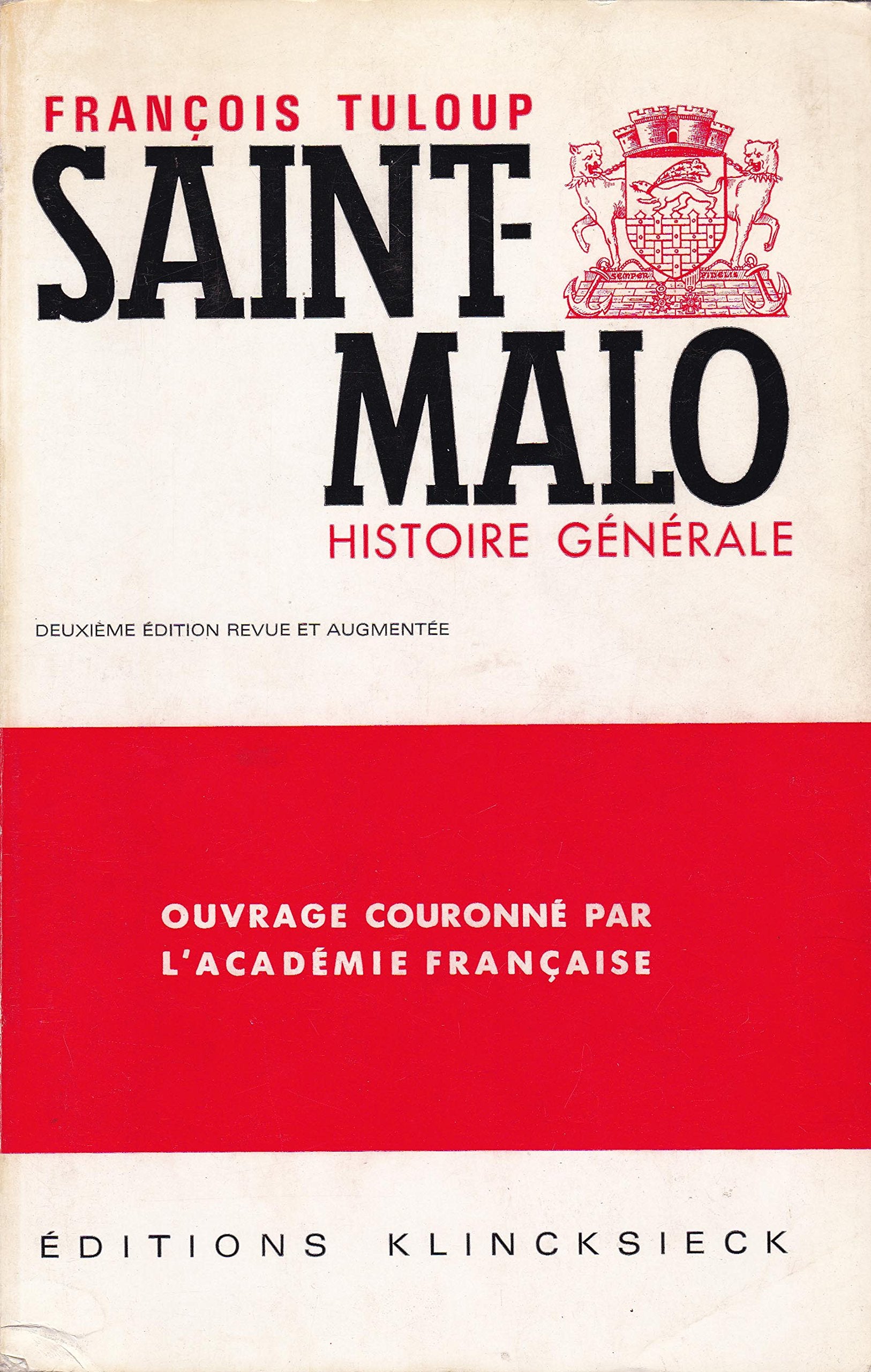 Saint-malo. histoire generale. 9782252024683