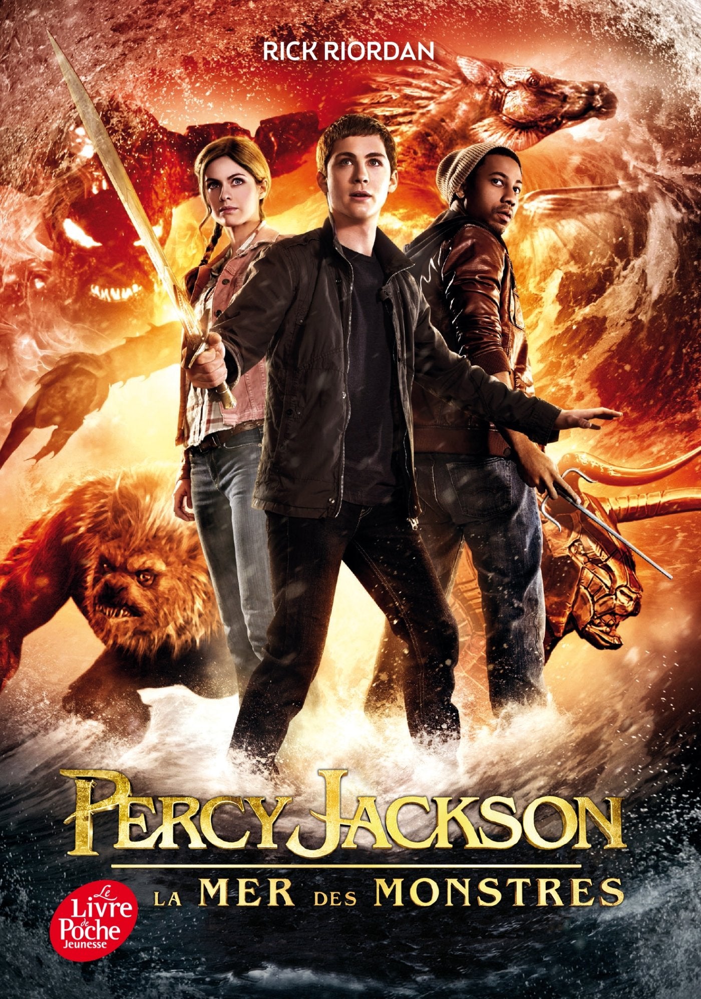 Percy Jackson - Tome 2 - La mer des monstres (édition avec affiche du film en couverture) 9782013971041