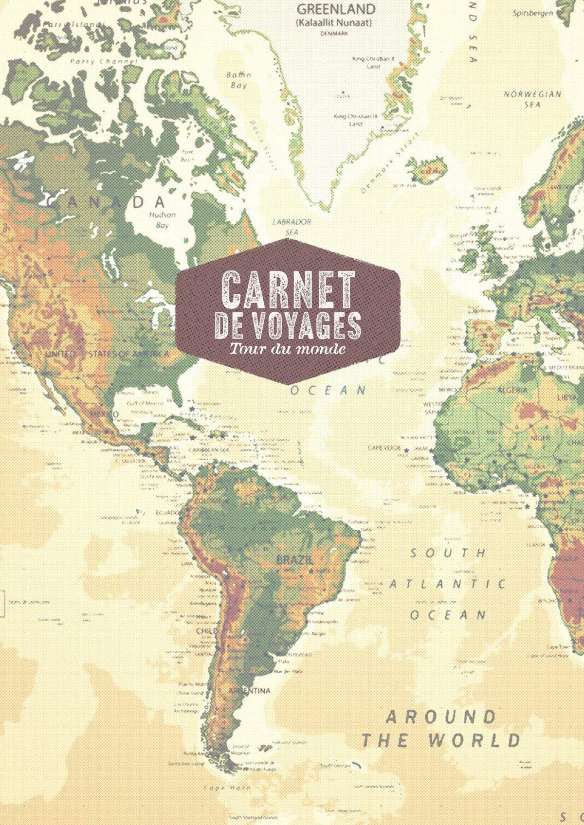 Carnet de Voyage Aventura Éditions, Journal de Bord A5 à Remplir, Organiseur d'Itinéraire et Souvenirs, Pages Pré-Remplies et Blanches - Idée Cadeau Voyageur 9782368032381