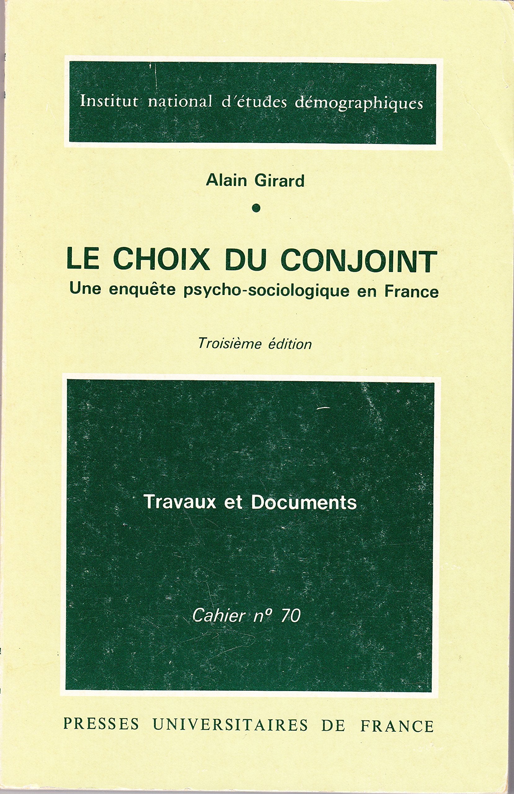 Choix du Conjoint (le) 9782130408895