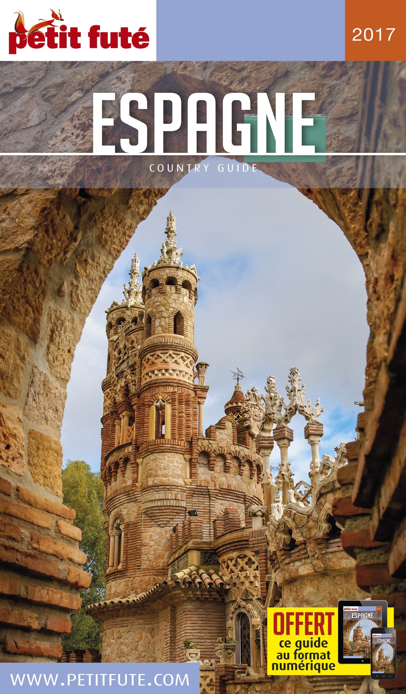 espagne 2017 petit fute + offre num 9791033155997