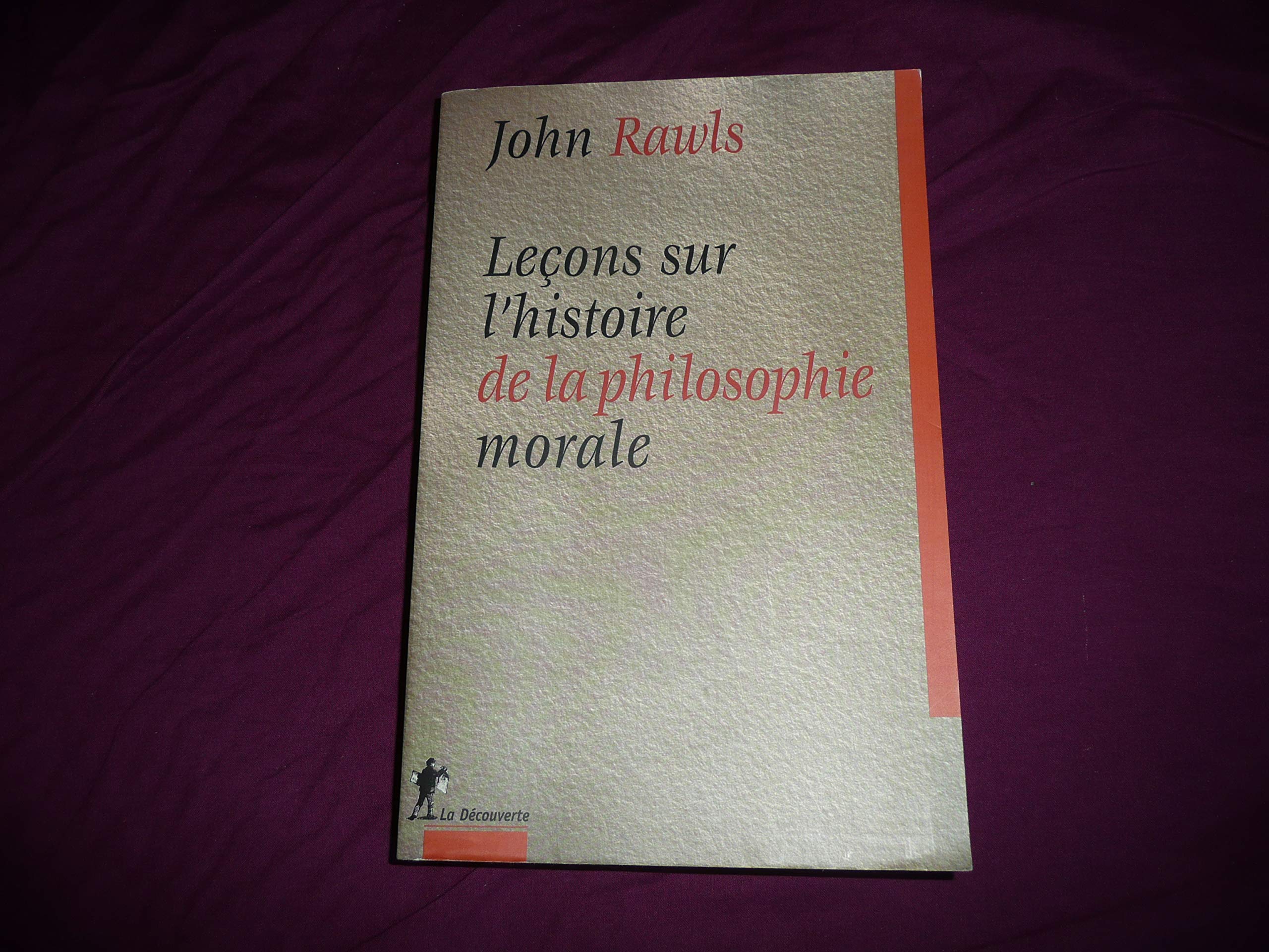 Leçons sur l'histoire de la philosophie morale 9782707135223