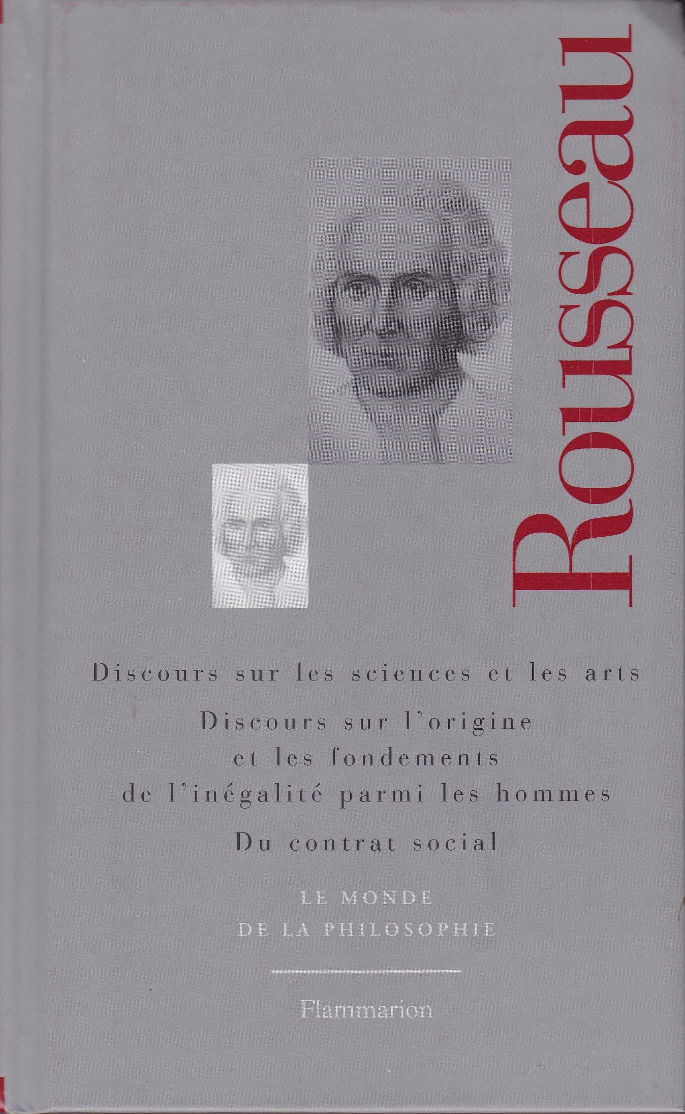 DISCOURS SUR L'ORIGINE DE L'INEGALITE PARMI LES HOMMES-DISCOURS SUR LESSCIENCES 9782081212527