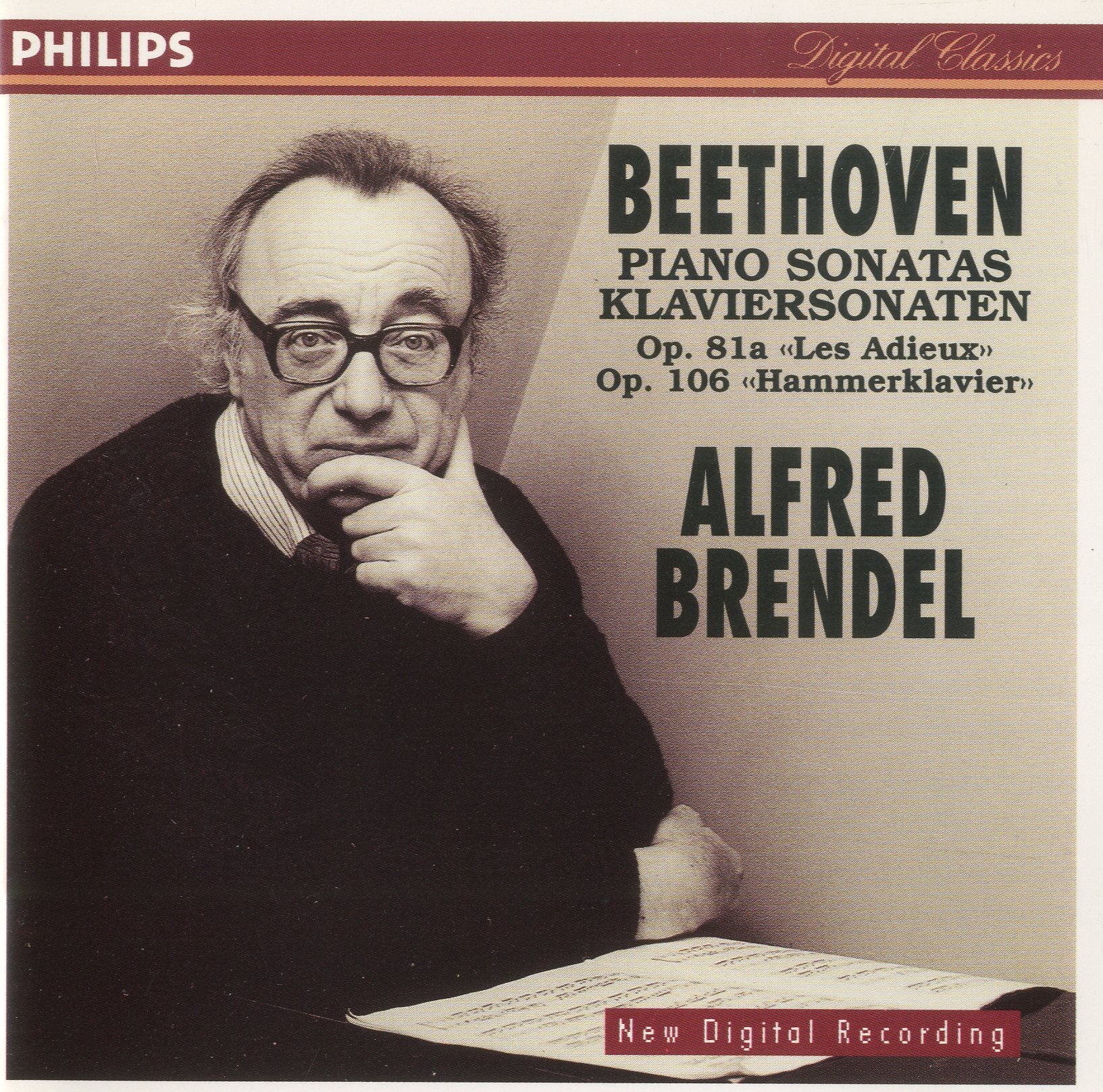 Beethoven: Piano Sonatas Op.81a "Les Adieux", Op.106 "Hammerklavier" 0028944609325