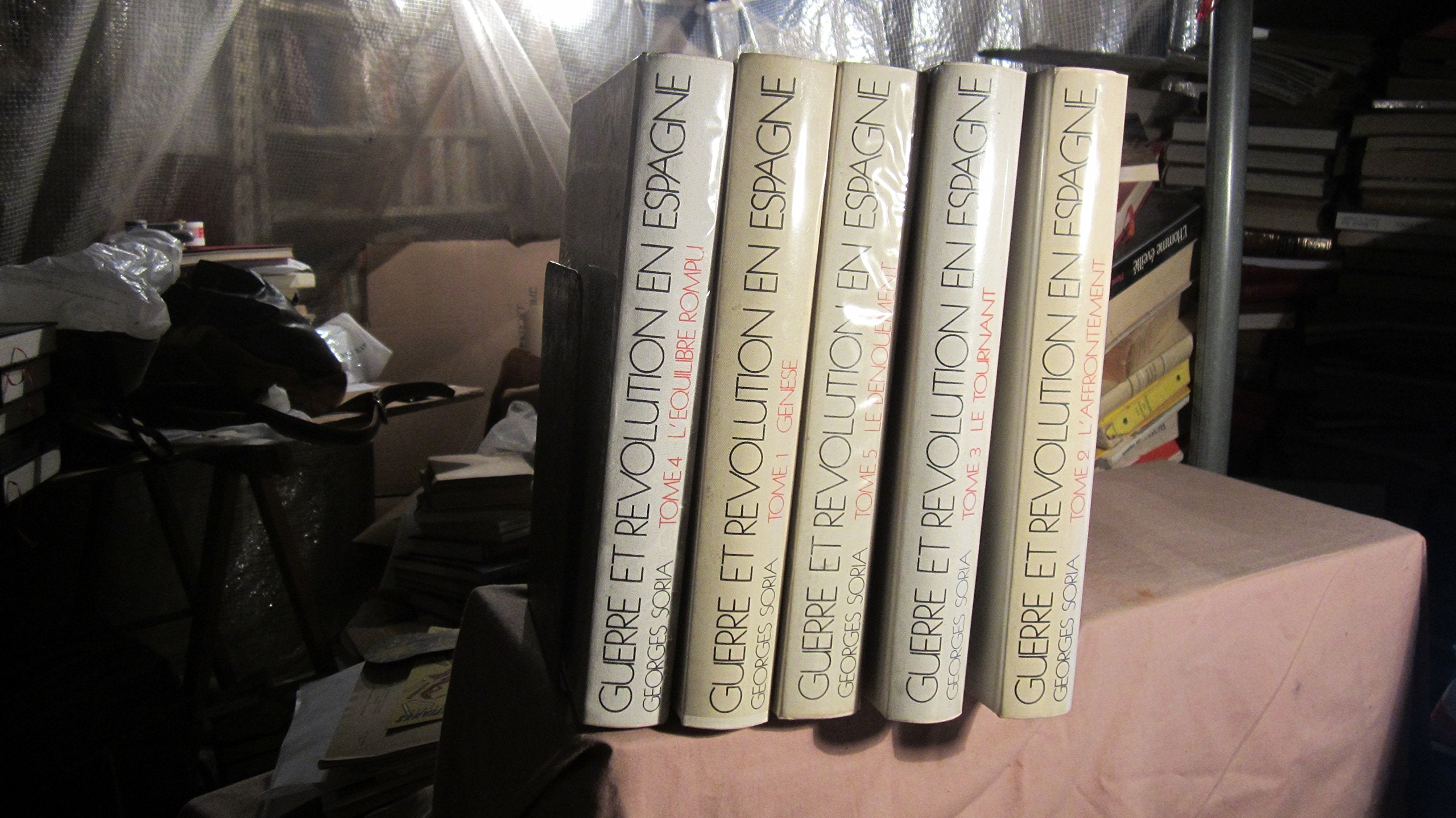 Guerre et revolution en espagne (1936-1939), tome 1, 2, 3, 4, 5