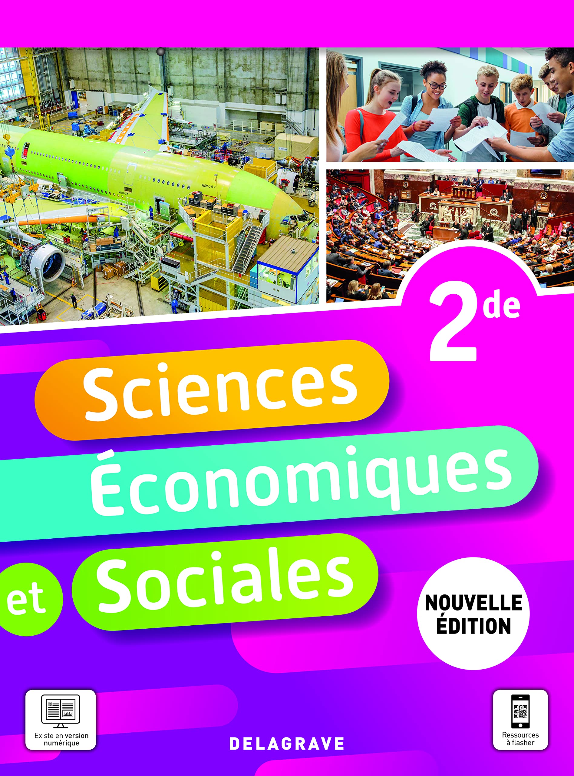 Sciences Économiques et Sociales (SES) 2de (2021) - Pochette élève 9782206309170