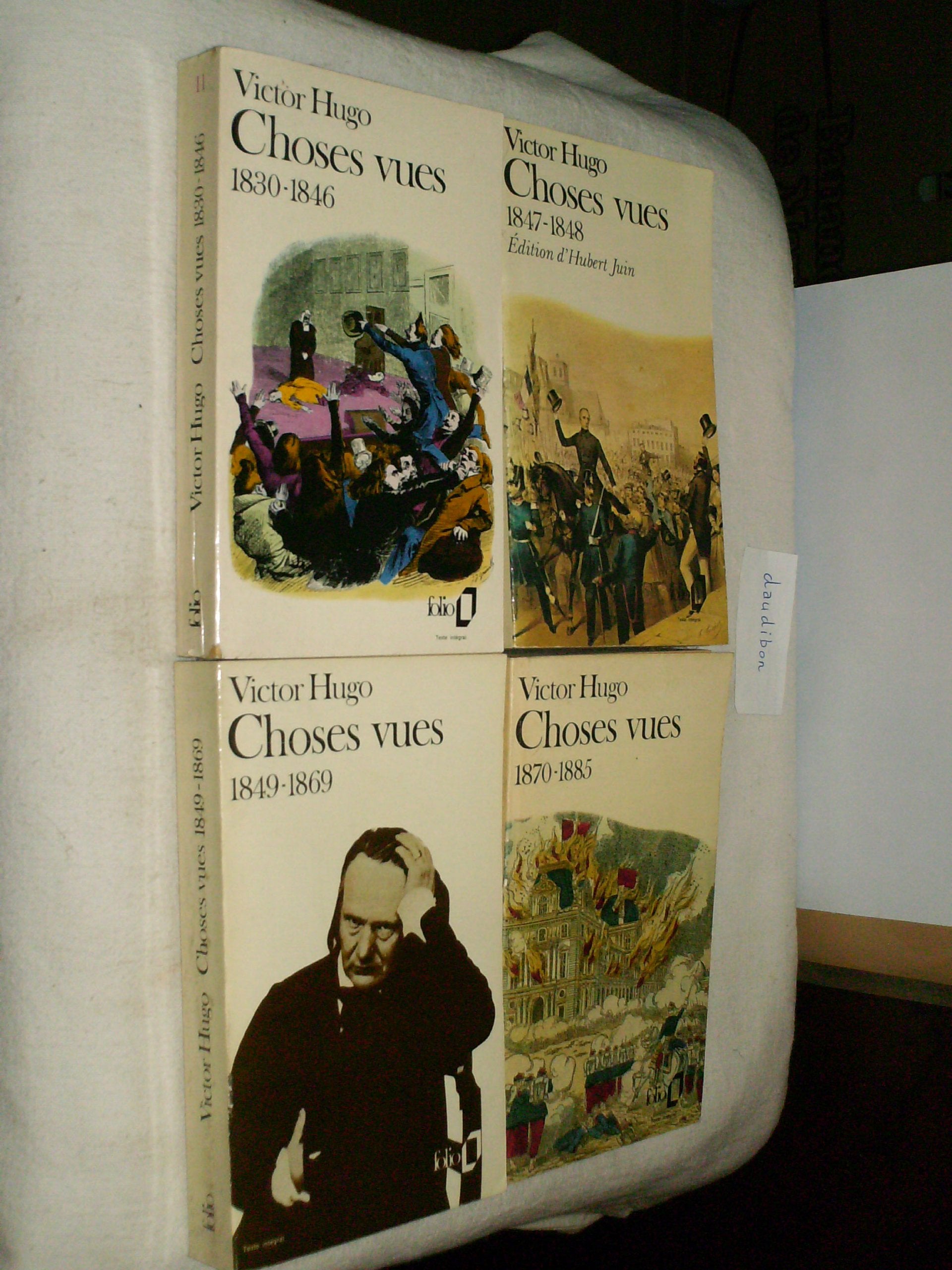 Souvenirs, journaux, cahiers (1830-1848) 9782070360116