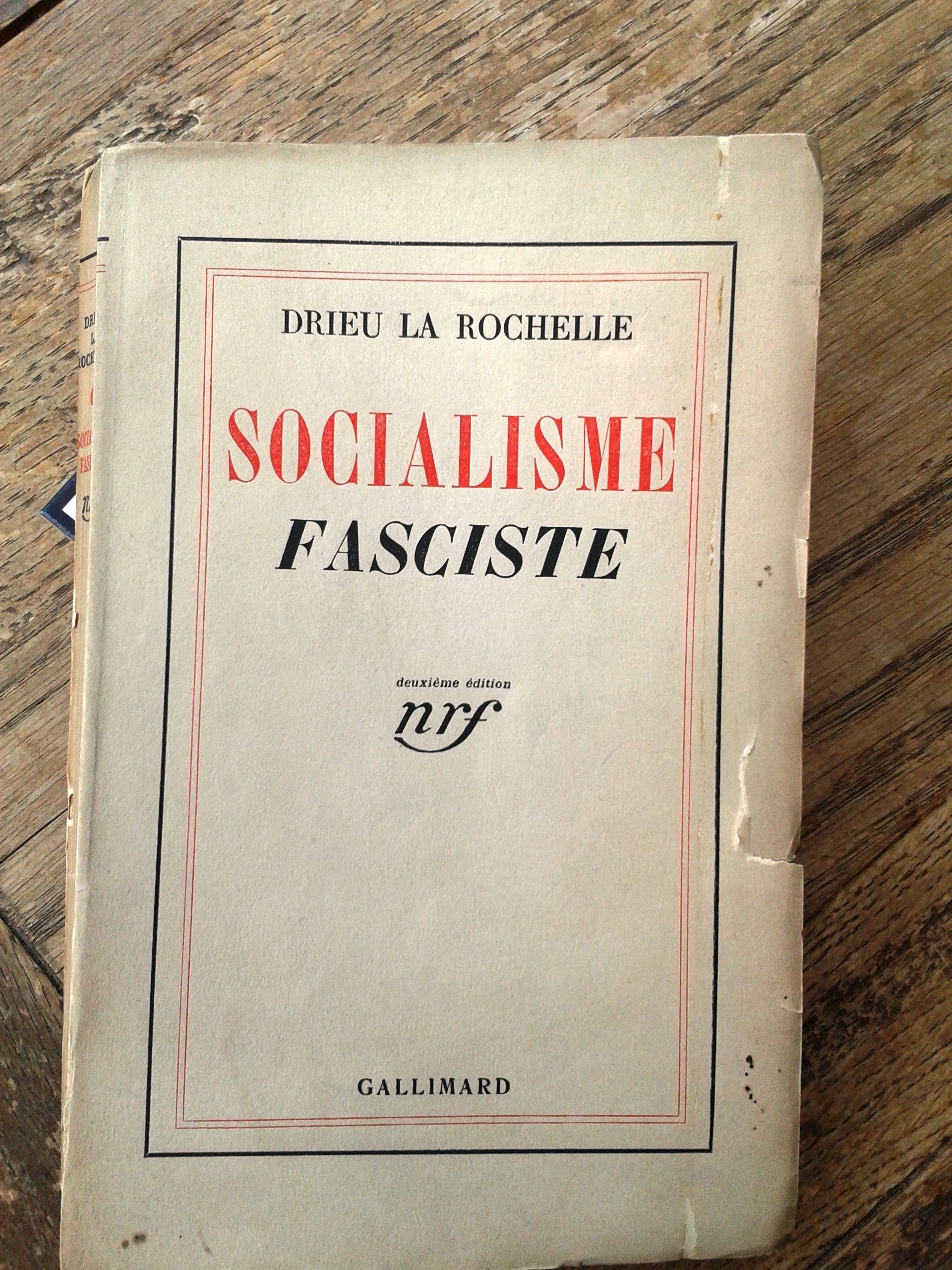 SOCIALISME FASCISTE 9782070219971