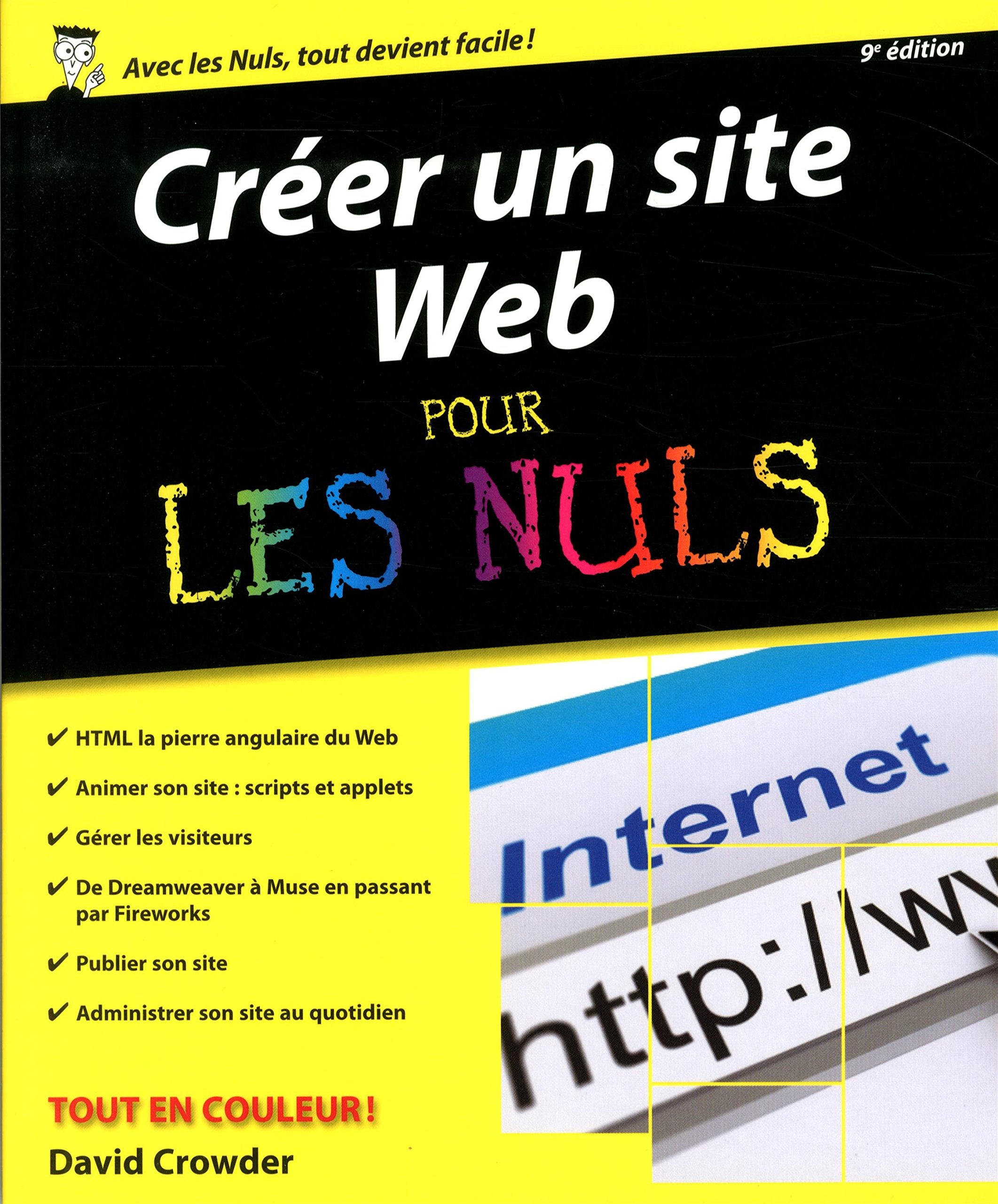 Créer un site Web pour les Nuls 9e édition 9782754075978