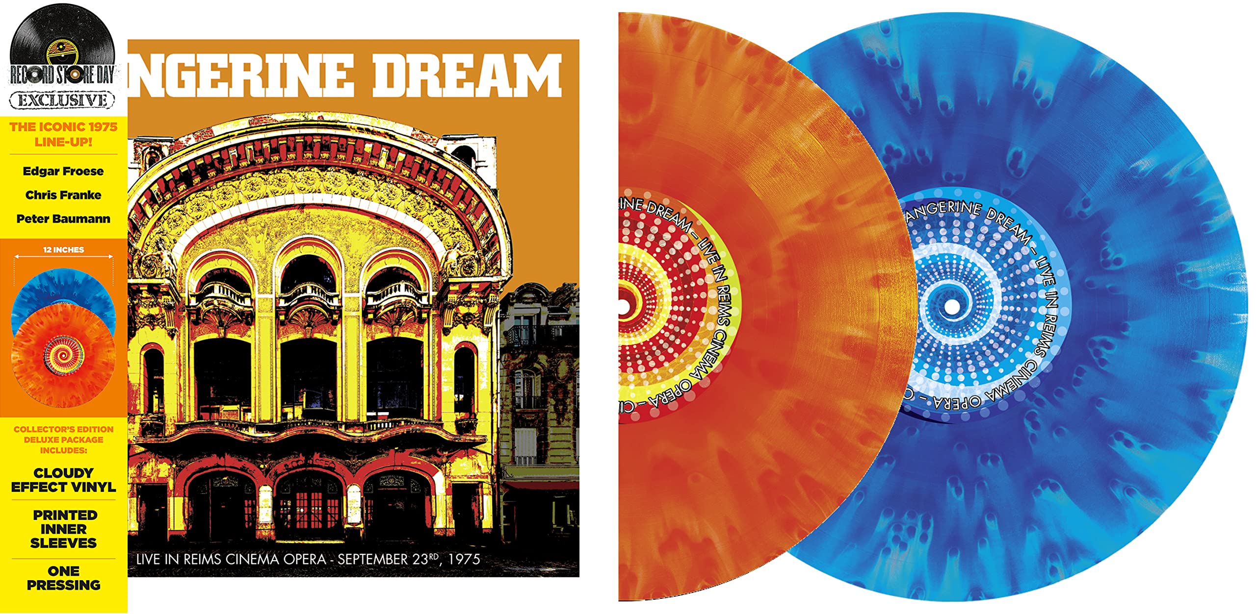 Live In Reims Cinema Opera - 2LP 30cm Cloudy Orange & Bleu 3700477834944