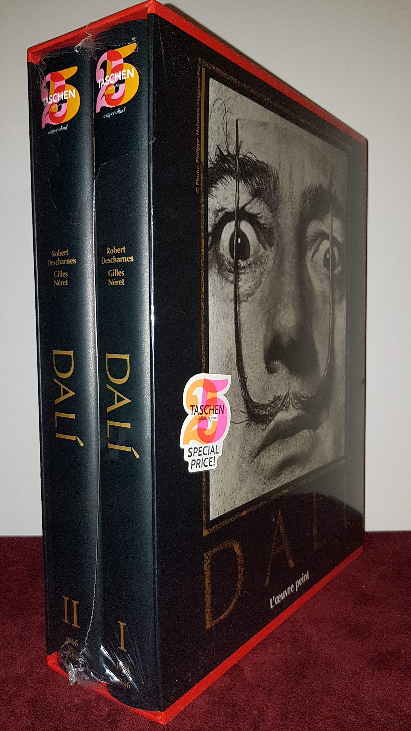JU-25 DALI COFFRET 2 VOLUMES 6 L'OEUVRE PEINT - VOL 1 1904-1946 VOL 2 1946-1989 9783822838211