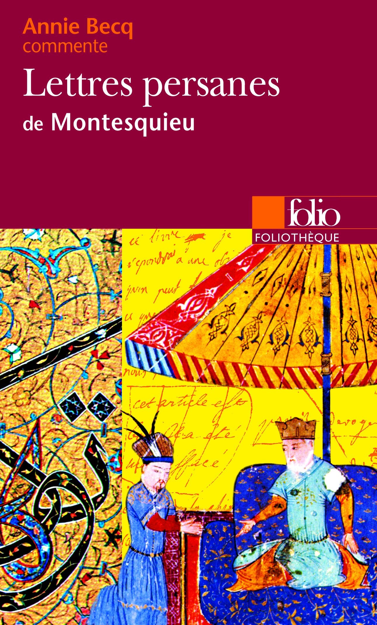 Lettres persannes de Montesquieu 9782070402137
