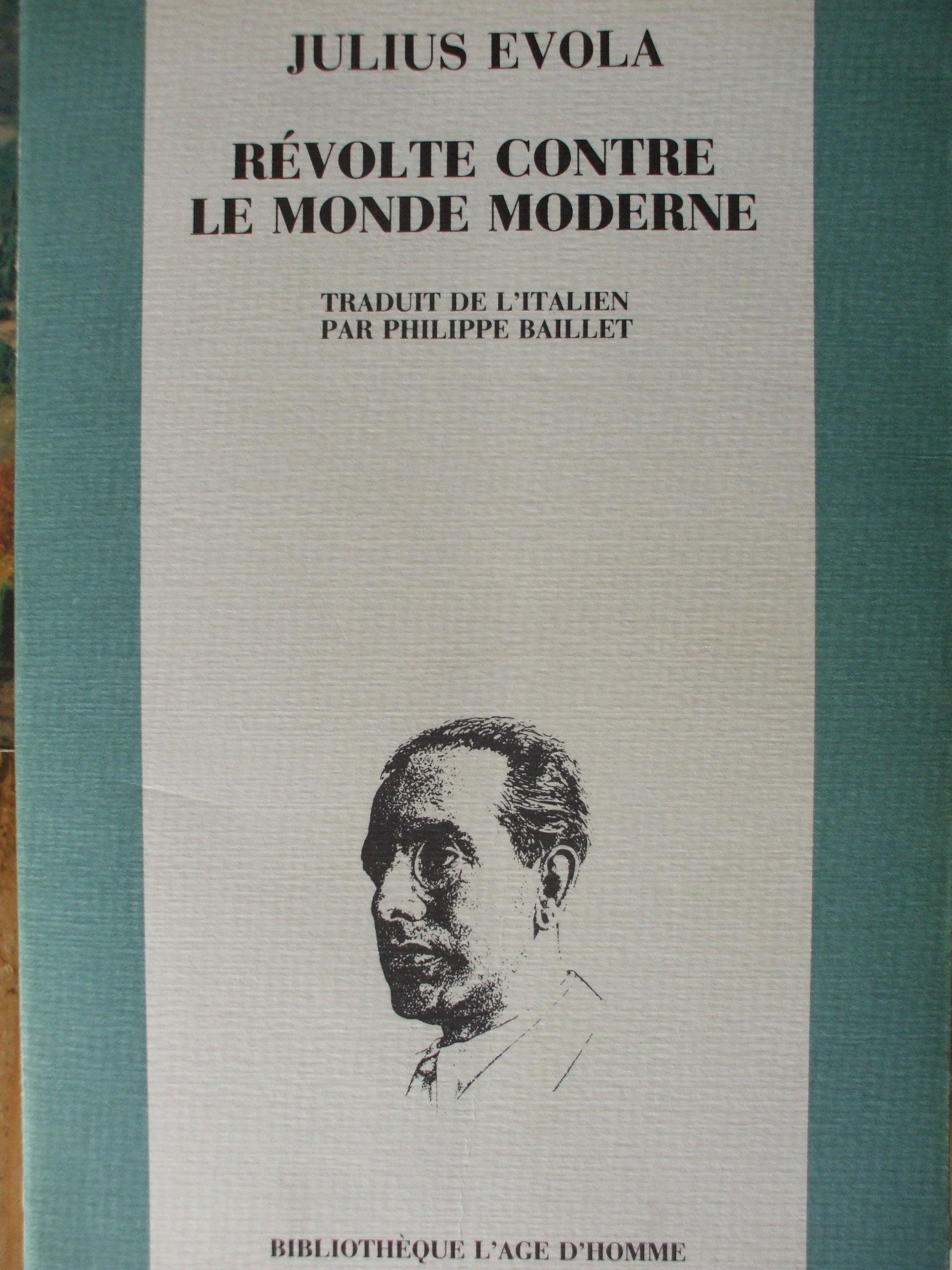 Révolte contre le monde moderne 9782825101643