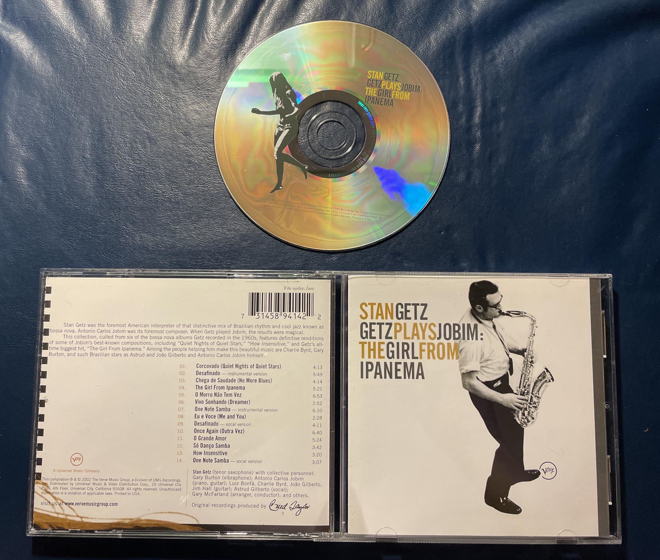 Getz Plays Jobim/The Girl From Ipanema 0731458941422